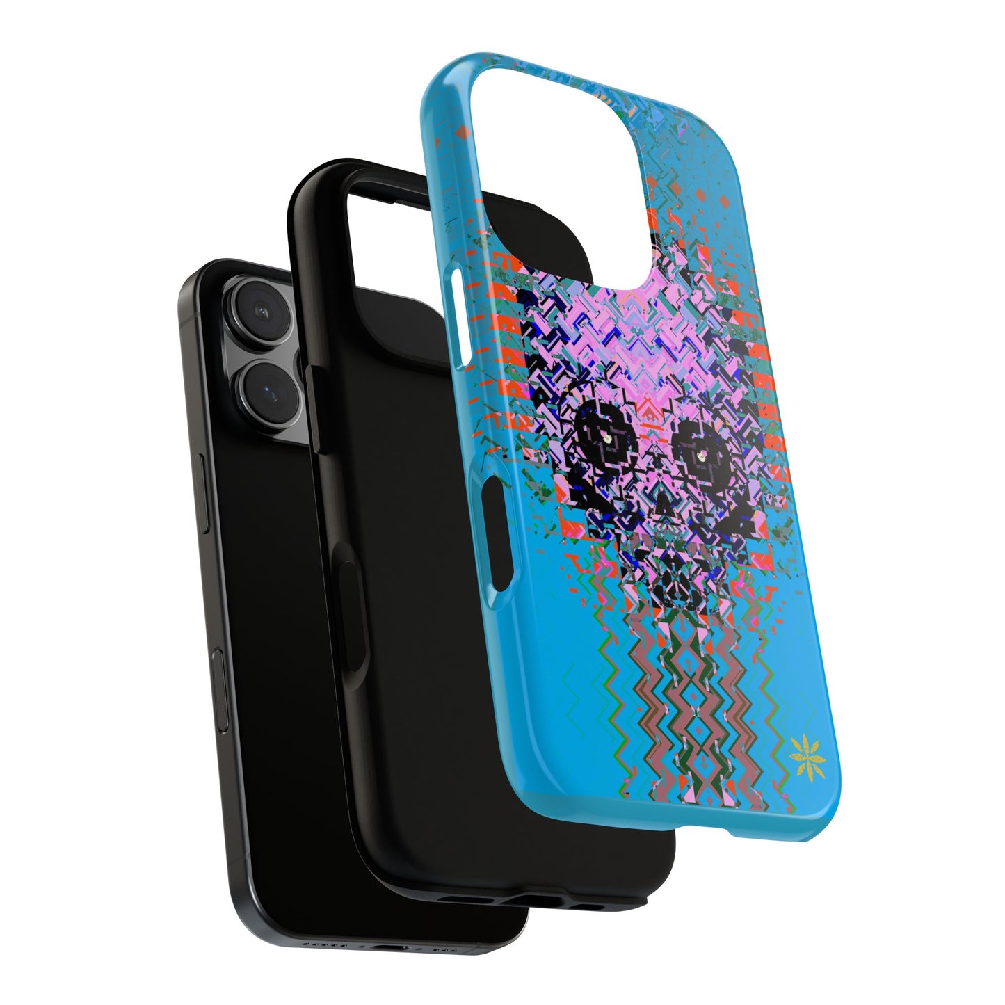 Pixel Skull - Rugged Phone Case