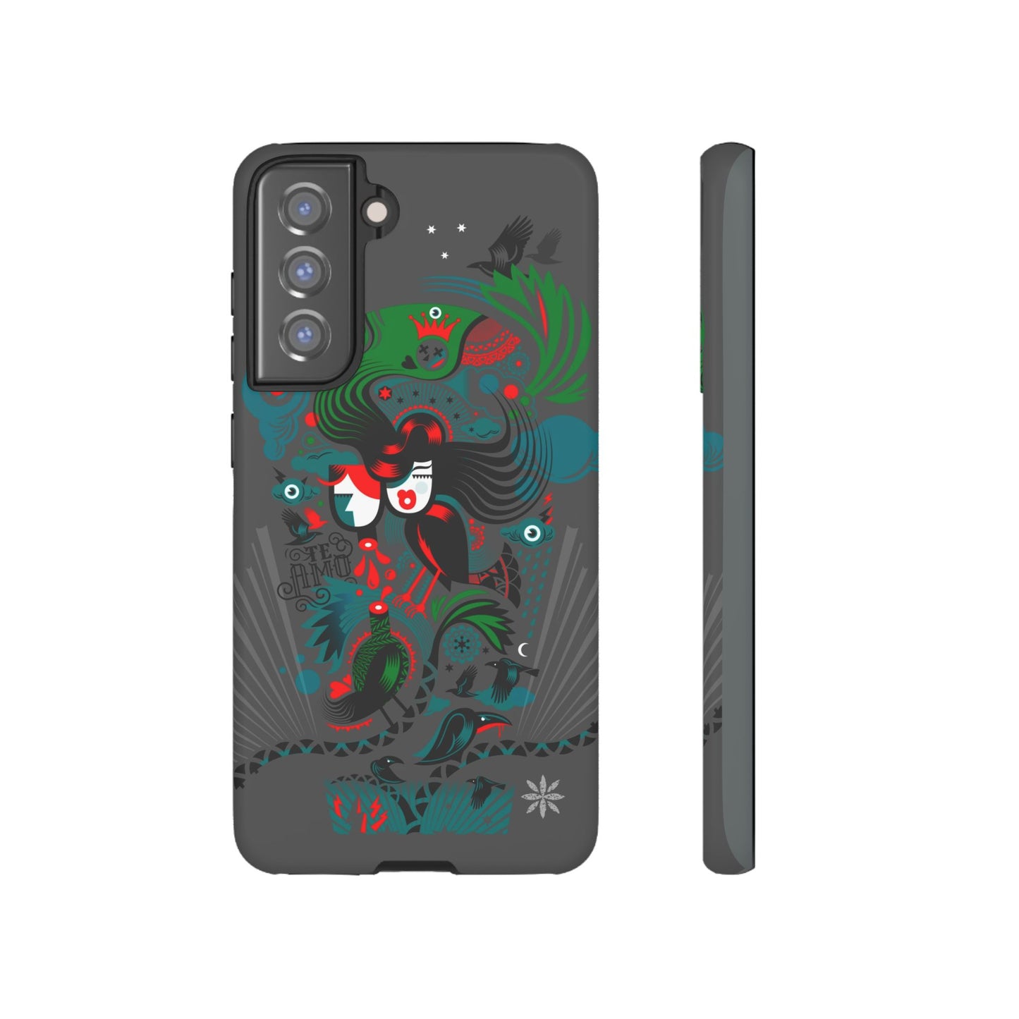 Te Amo BlackBirds - Rugged Phone Case