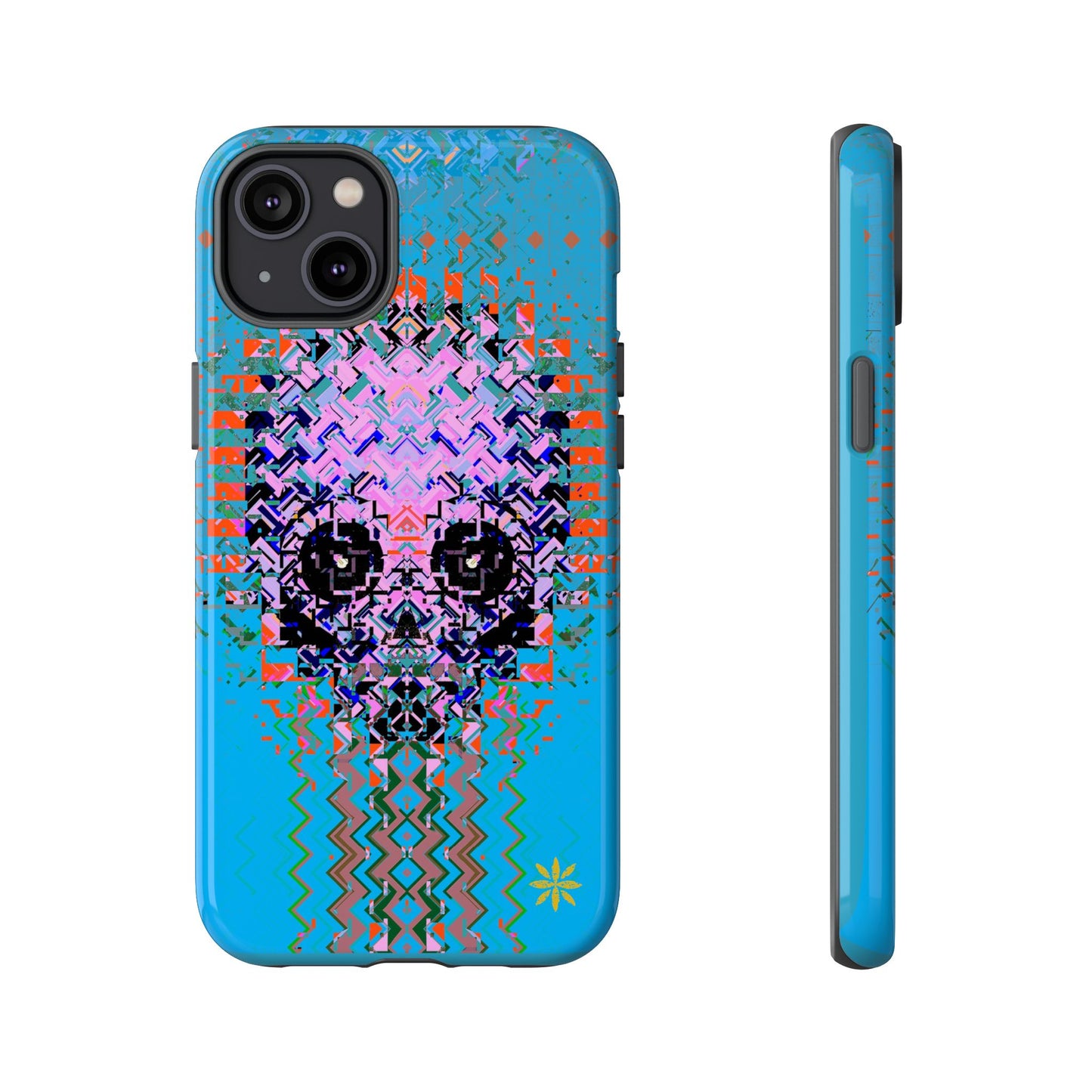 Pixel Skull - Rugged Phone Case