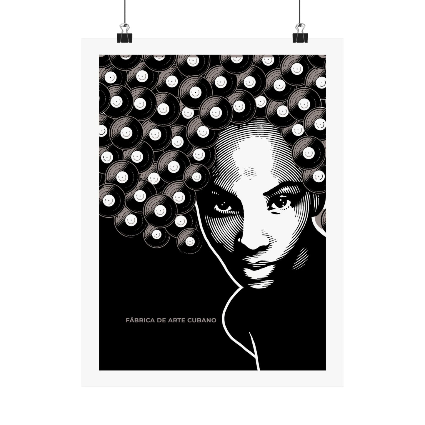 Artistic Matte Vertical Poster - Fábrica de Arte Cubano Design