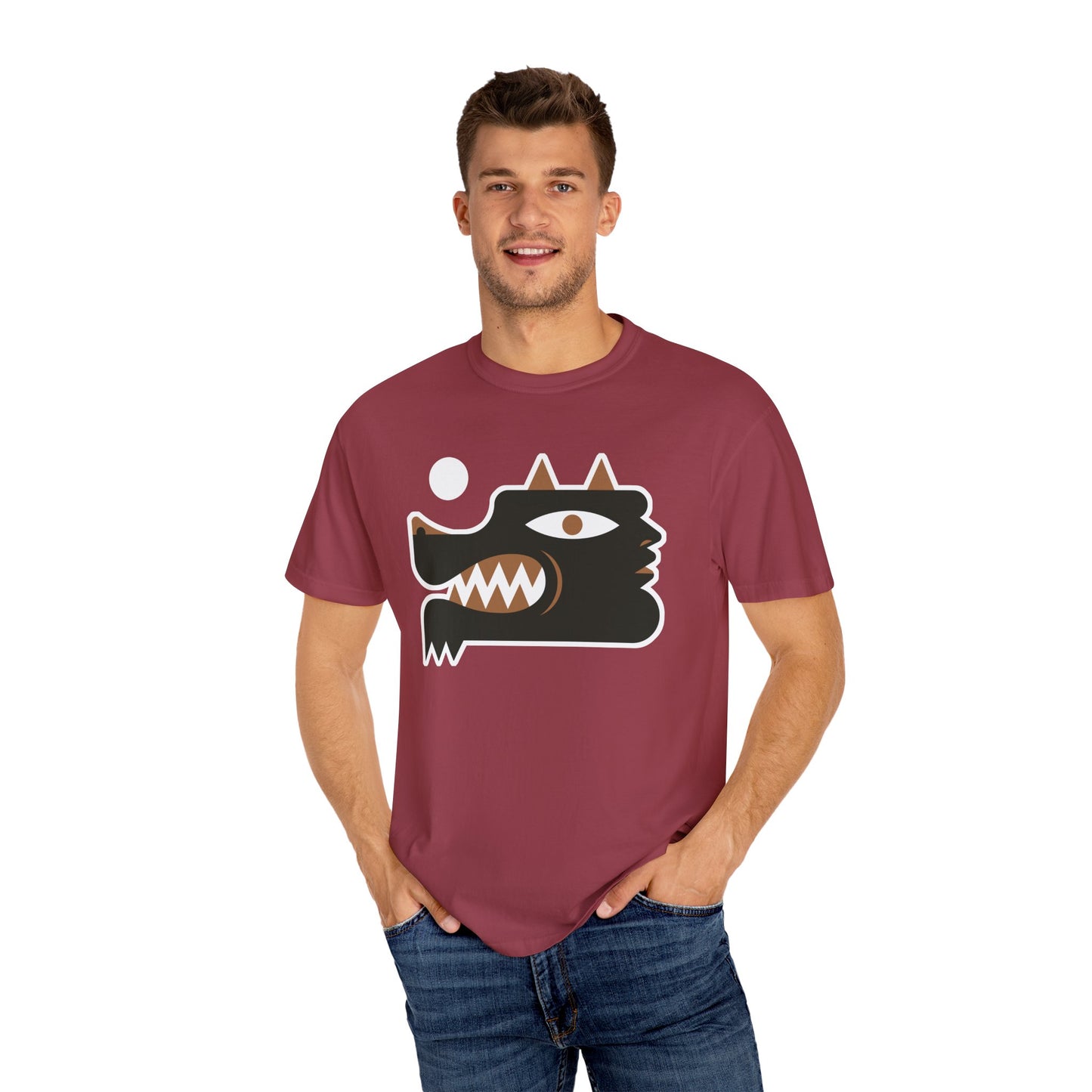 Bold Graphic Wolf Man Unisex T-Shirt