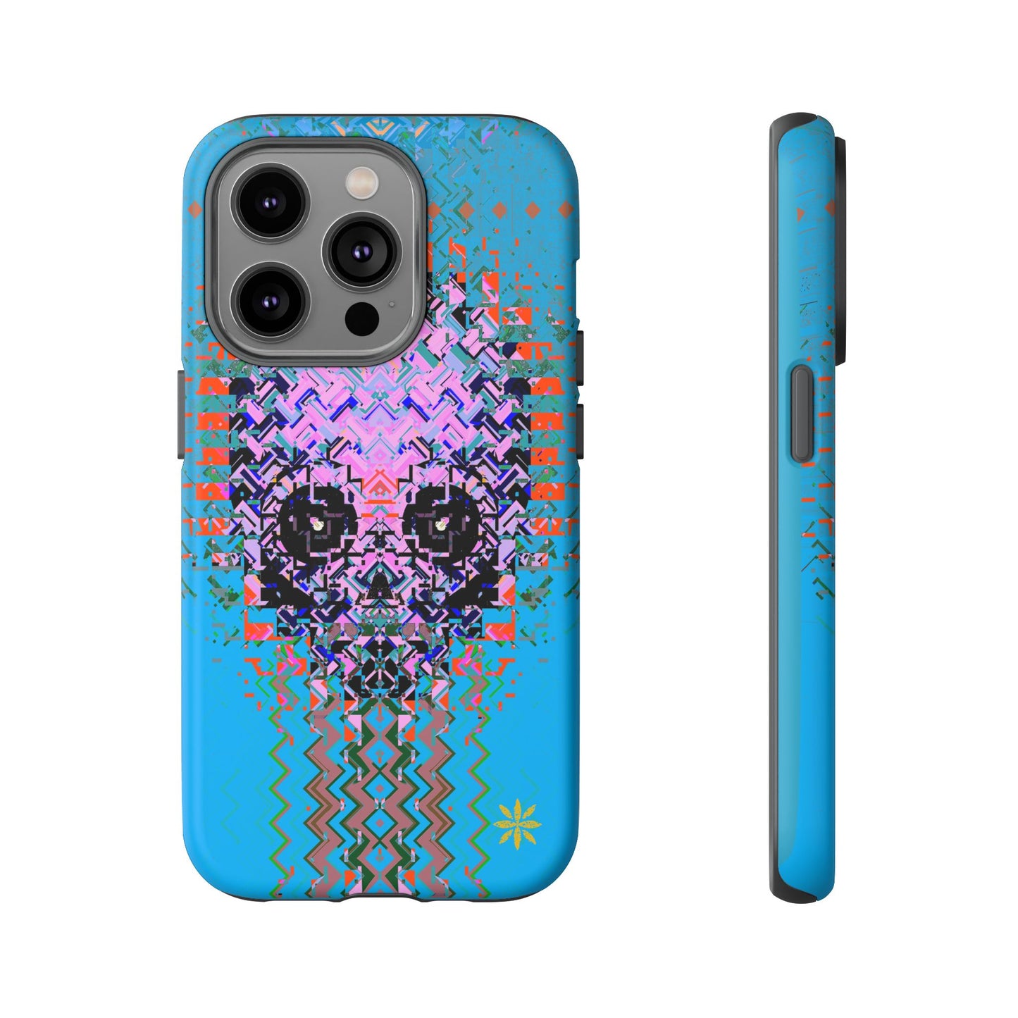 Pixel Skull - Rugged Phone Case