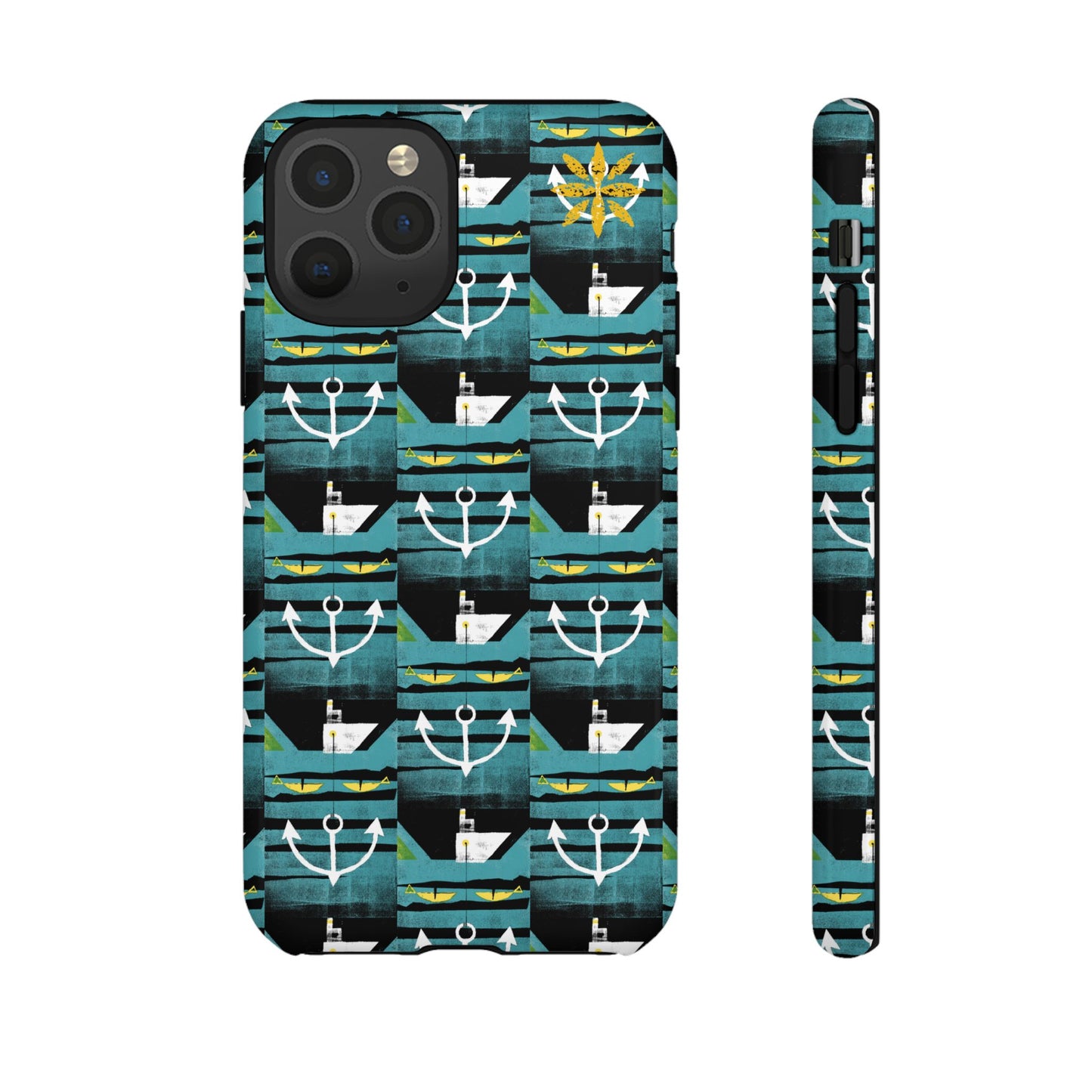 Nautical Tough Case - Waterproof Phone Cover with Marine Design