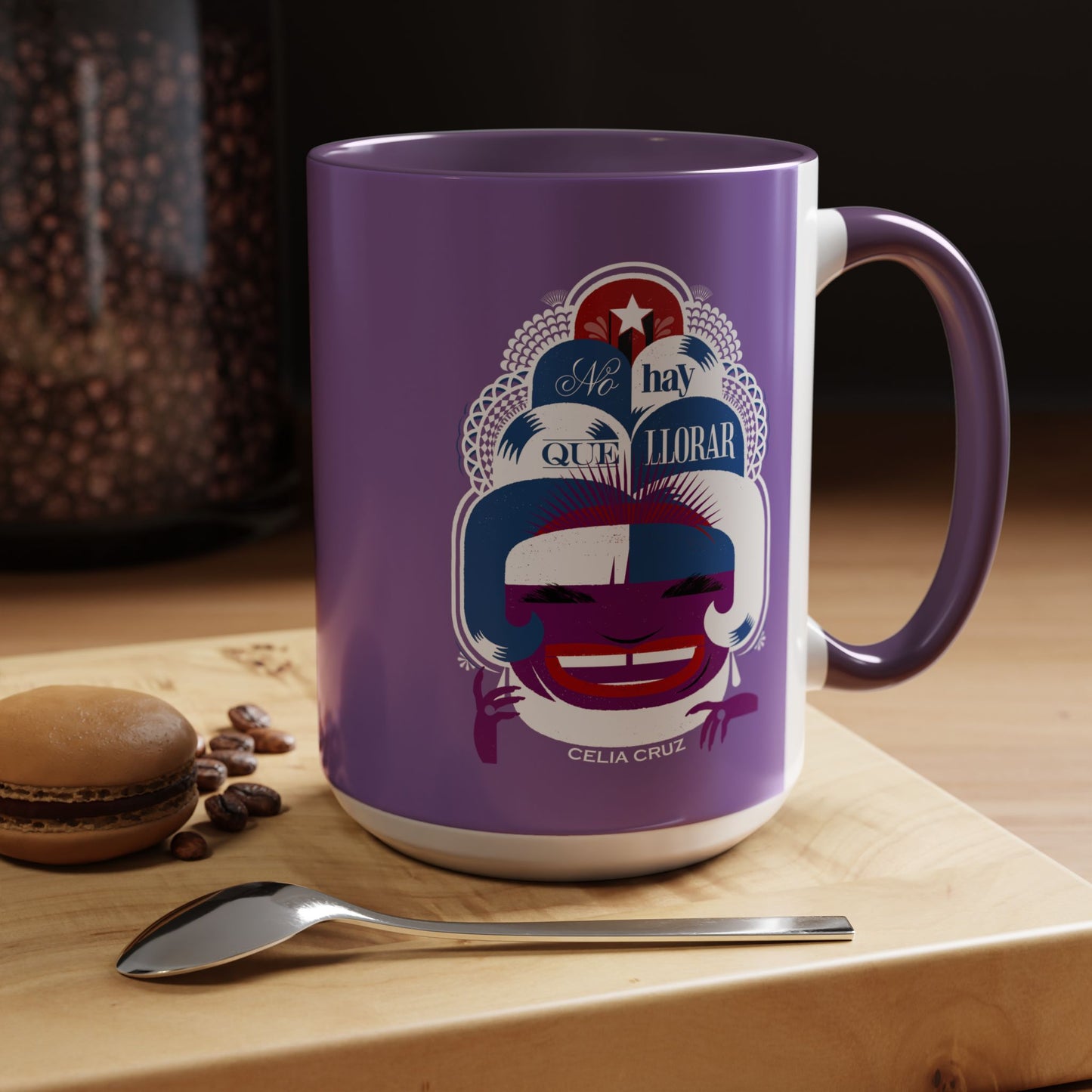 Celia Cruz Accent Coffee Mug (11, 15oz)