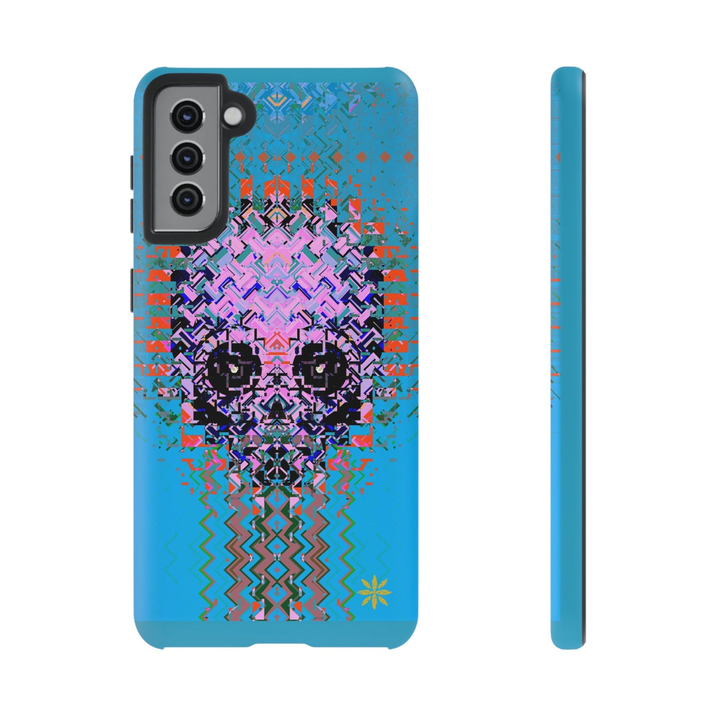 Pixel Skull - Rugged Phone Case