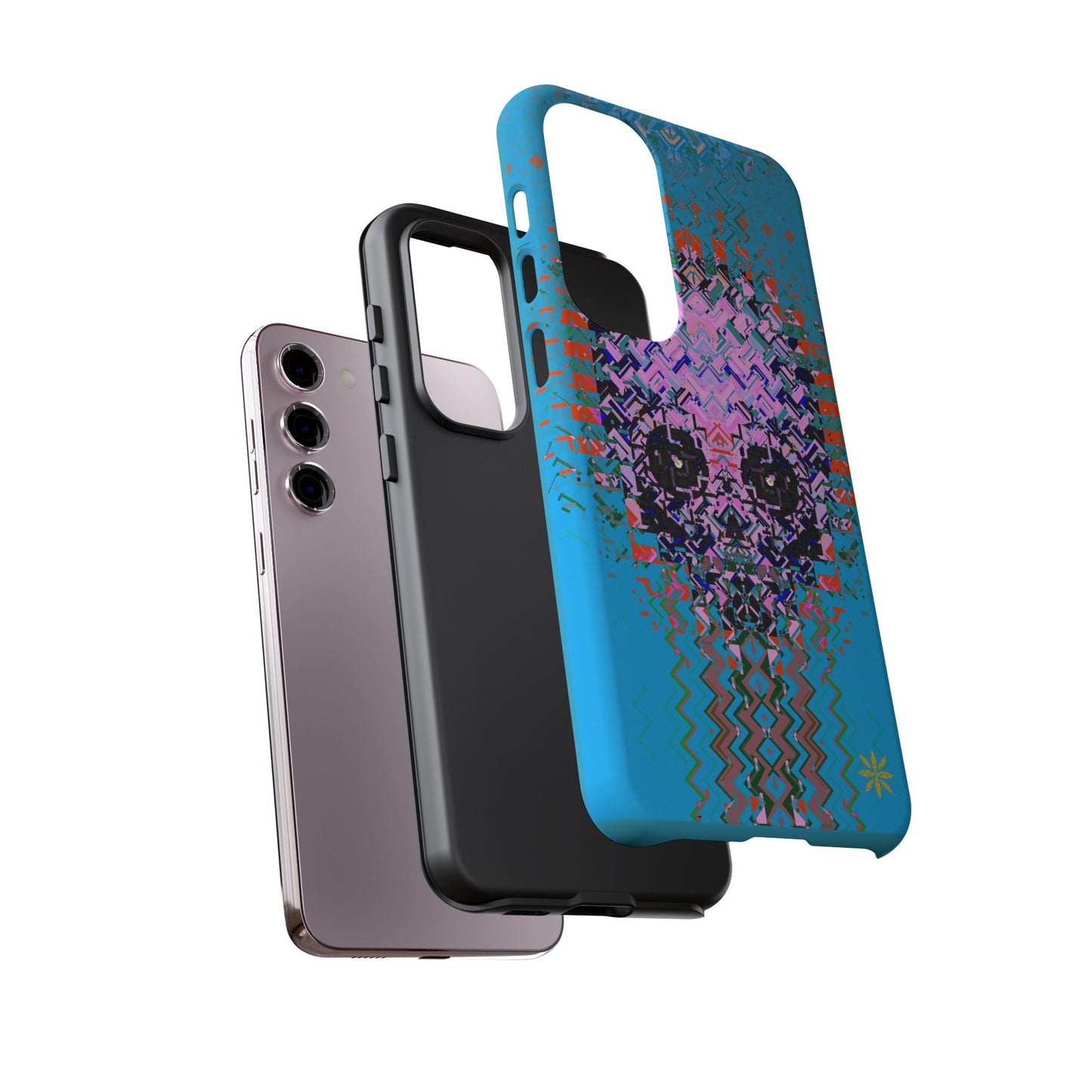 Pixel Skull - Rugged Phone Case