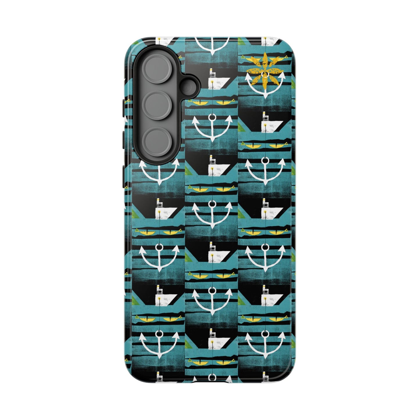 Nautical Tough Case - Waterproof Phone Cover with Marine Design