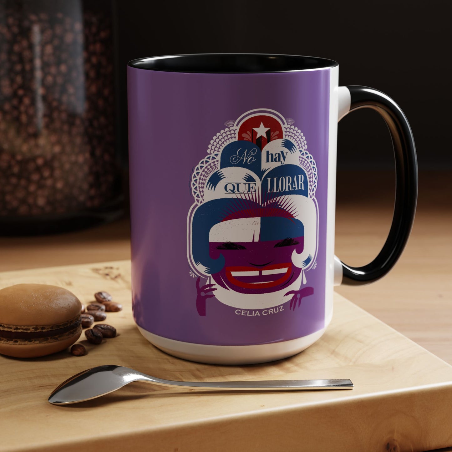 Celia Cruz Accent Coffee Mug (11, 15oz)