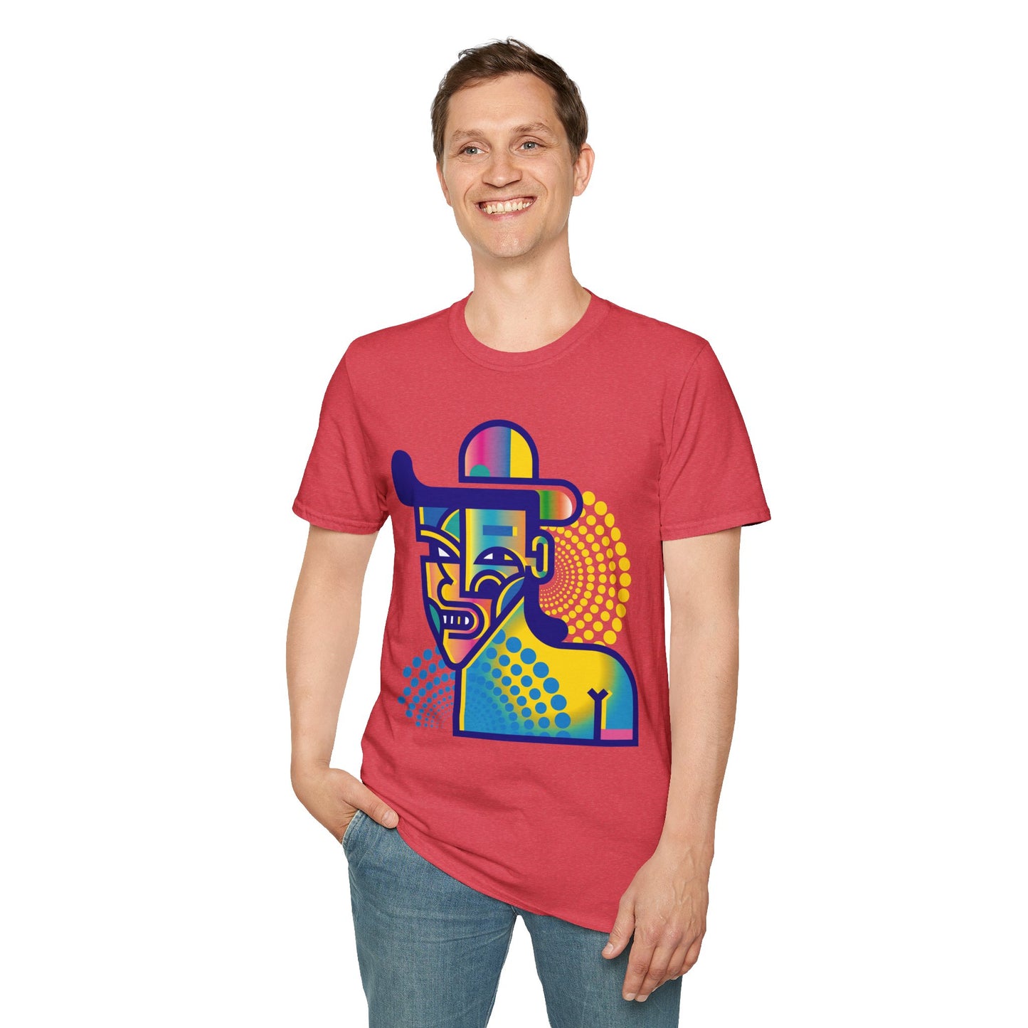 Skater Unisex T-Shirt – Softstyle Tee with Bold Skateboarding Design