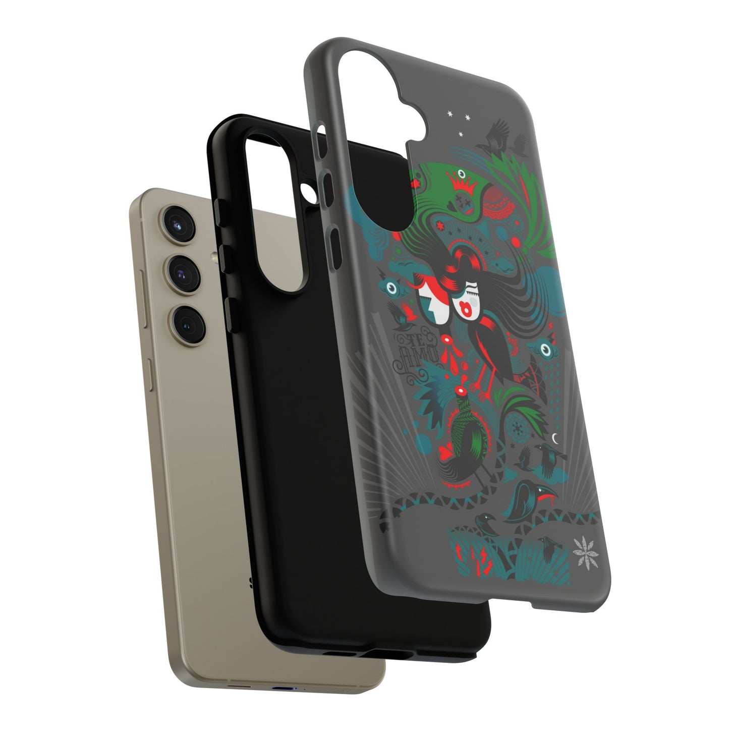 Te Amo BlackBirds - Rugged Phone Case