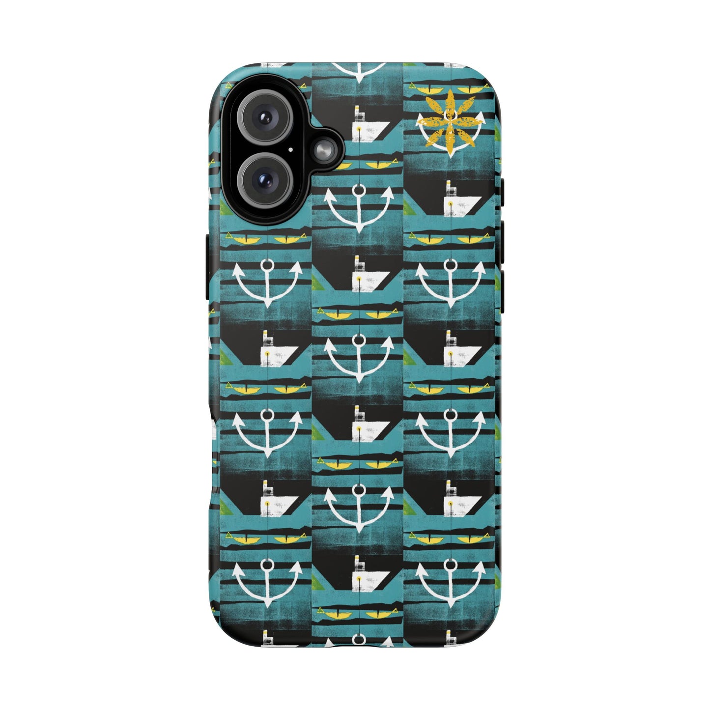 Nautical Tough Case - Waterproof Phone Cover with Marine Design