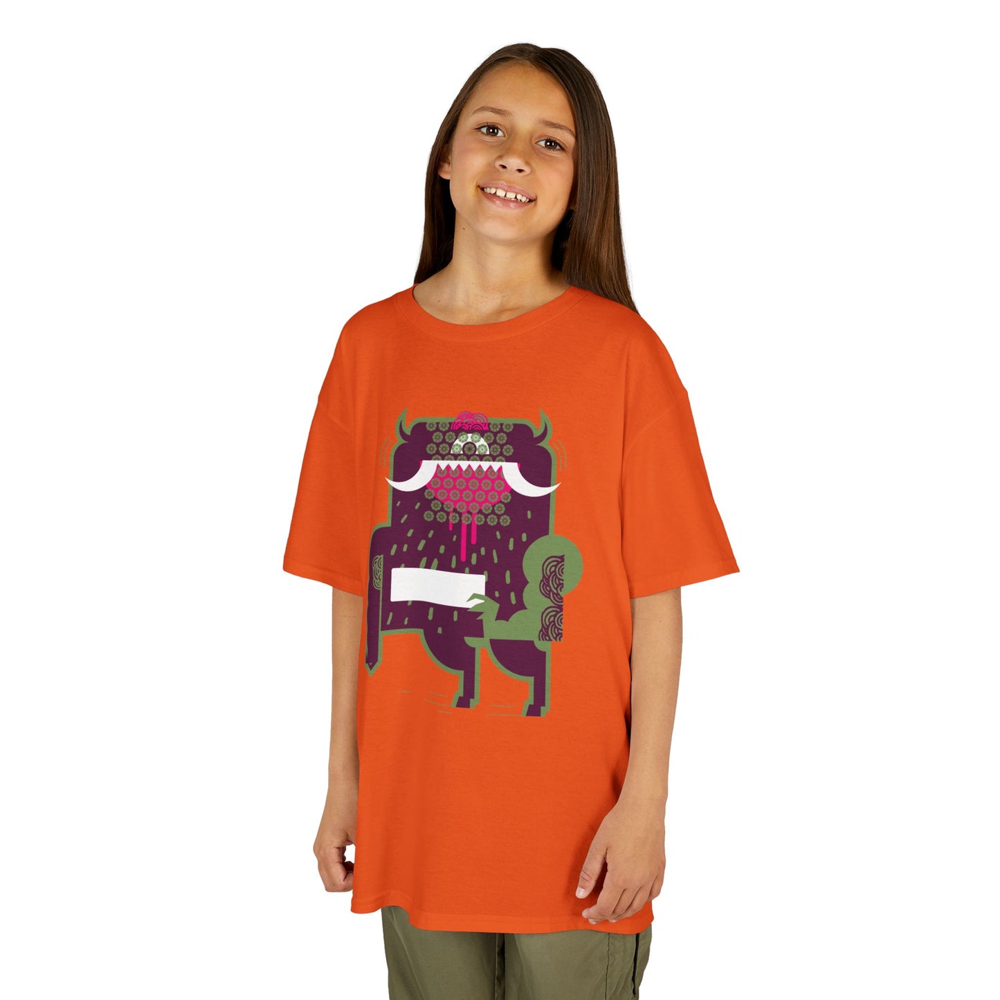 Cool Monster Kids Heavy Cotton™ Tee - Fun Graphic Shirt for Playtime and Parties