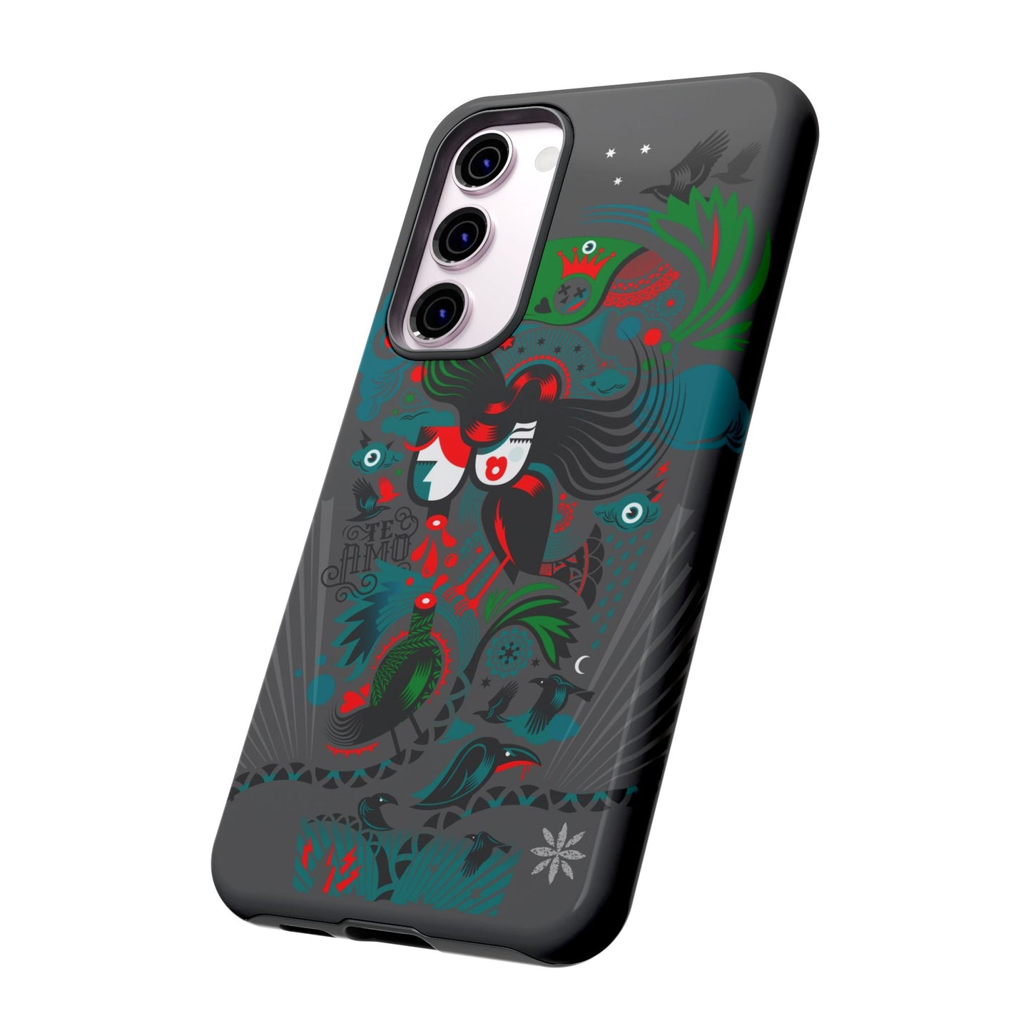 Te Amo BlackBirds - Rugged Phone Case