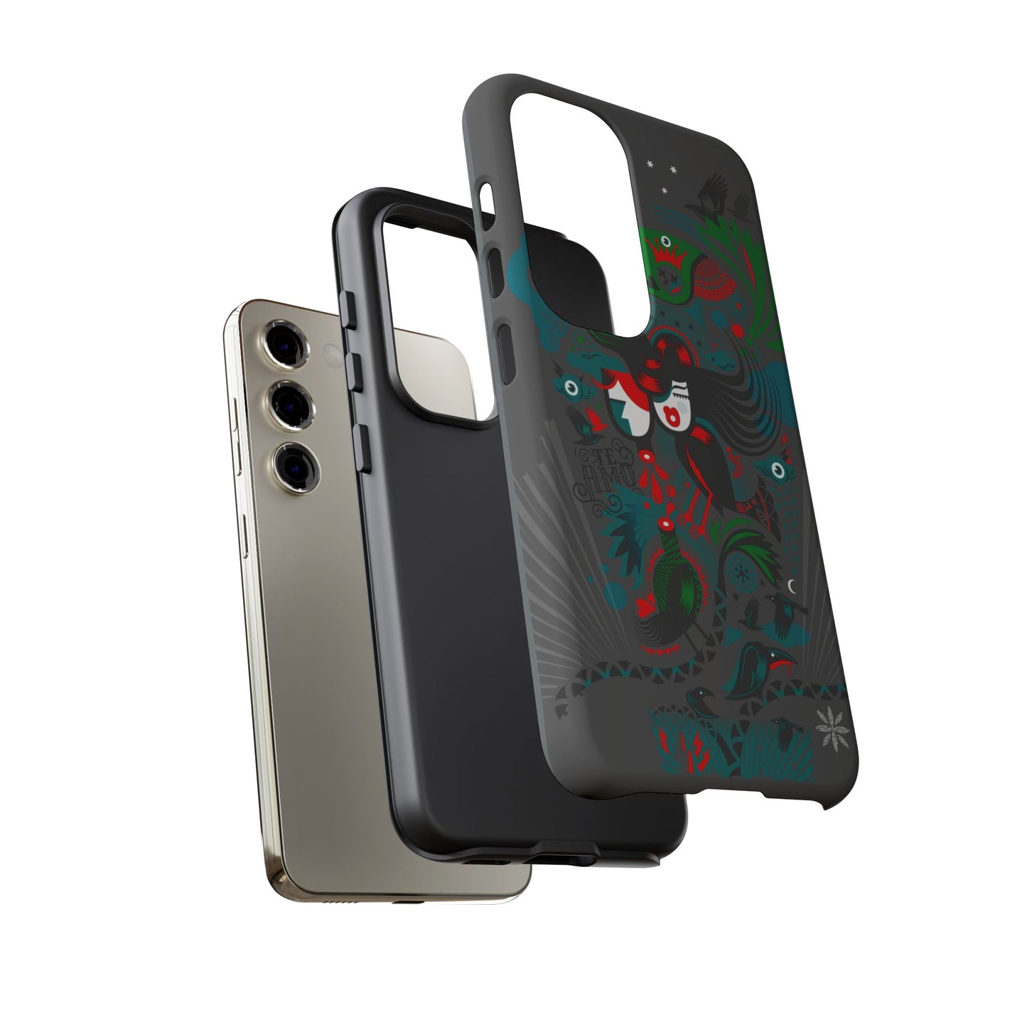 Te Amo BlackBirds - Rugged Phone Case