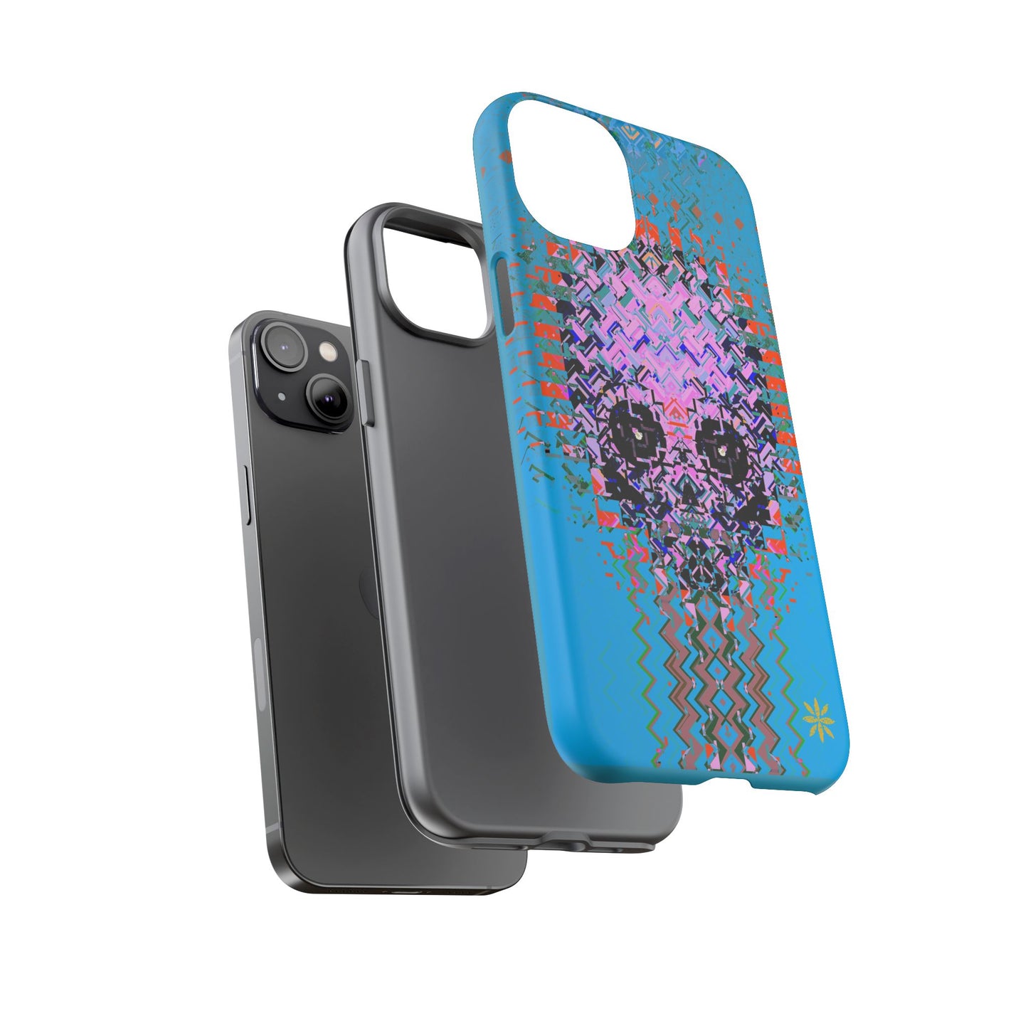 Pixel Skull - Rugged Phone Case