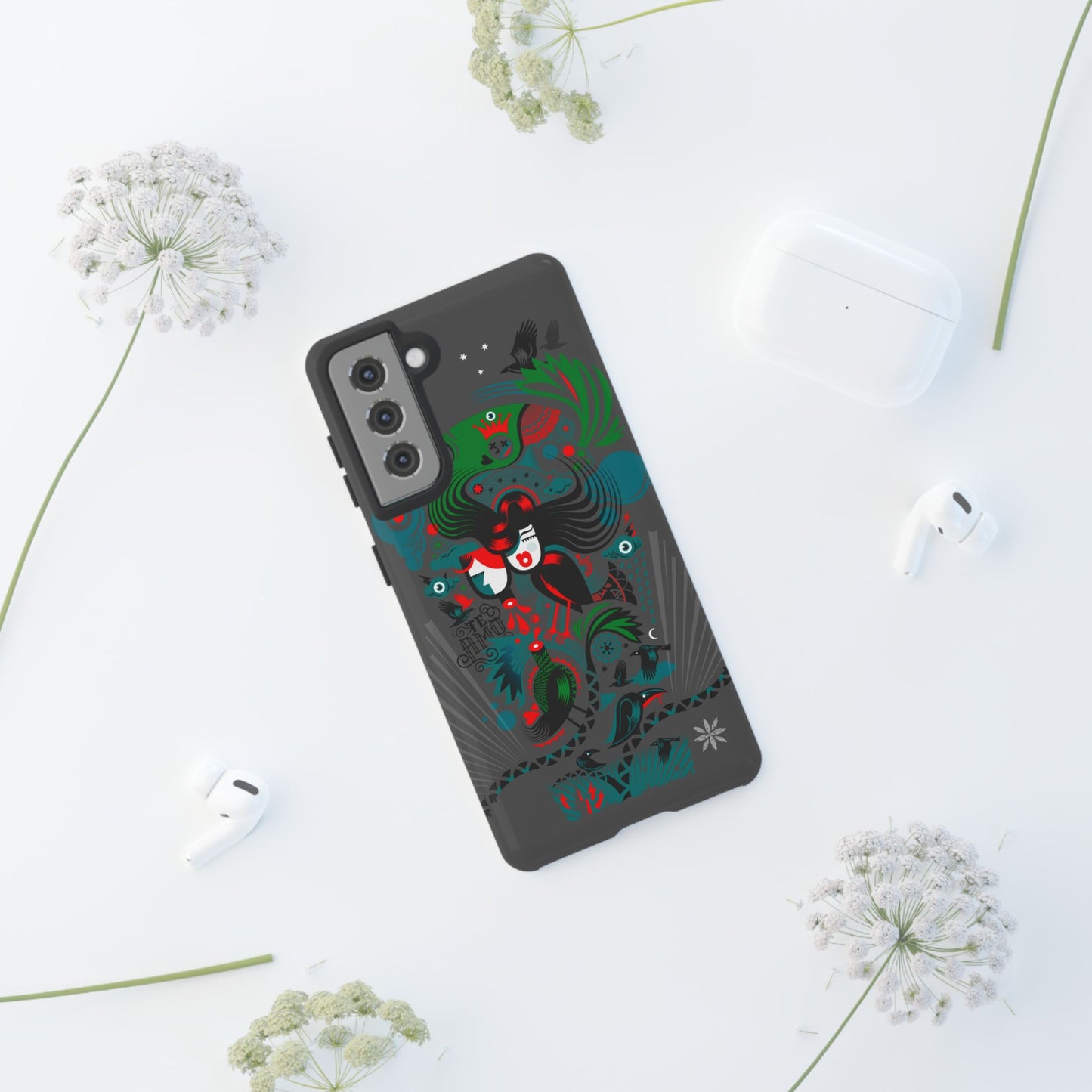 Te Amo BlackBirds - Rugged Phone Case