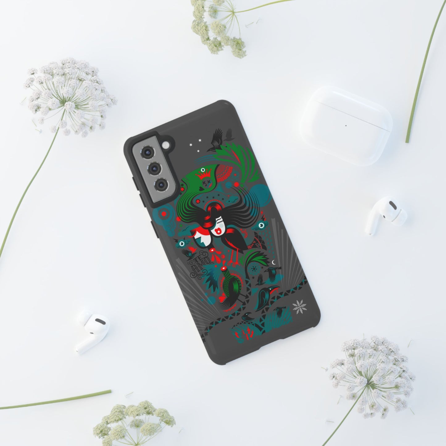 Te Amo BlackBirds - Rugged Phone Case