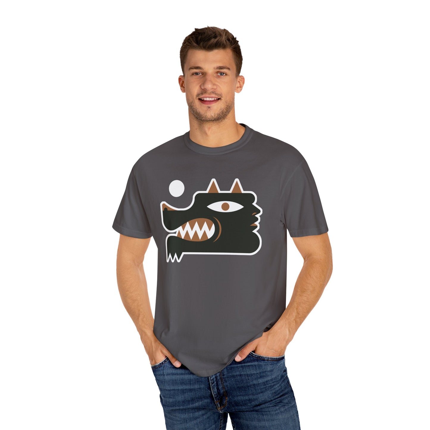 Bold Graphic Wolf Man Unisex T-Shirt