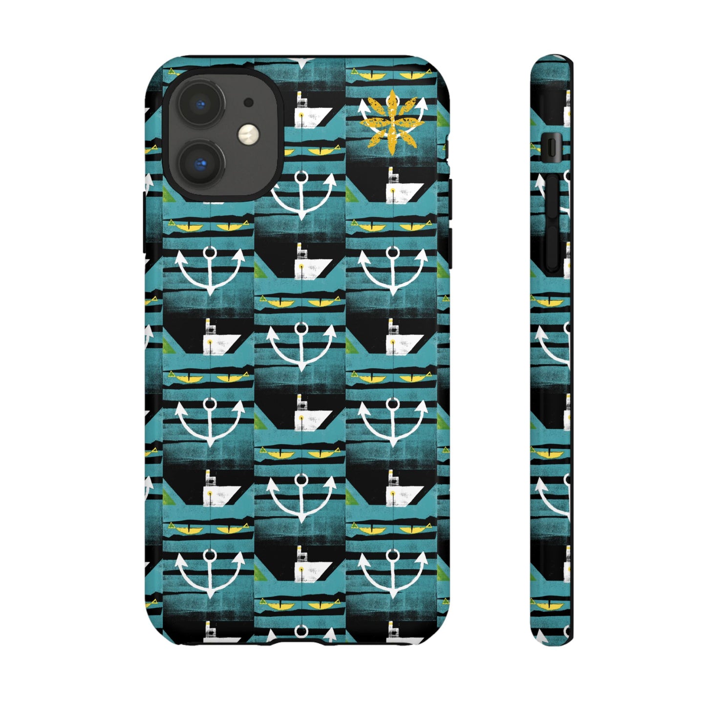 Nautical Tough Case - Waterproof Phone Cover with Marine Design