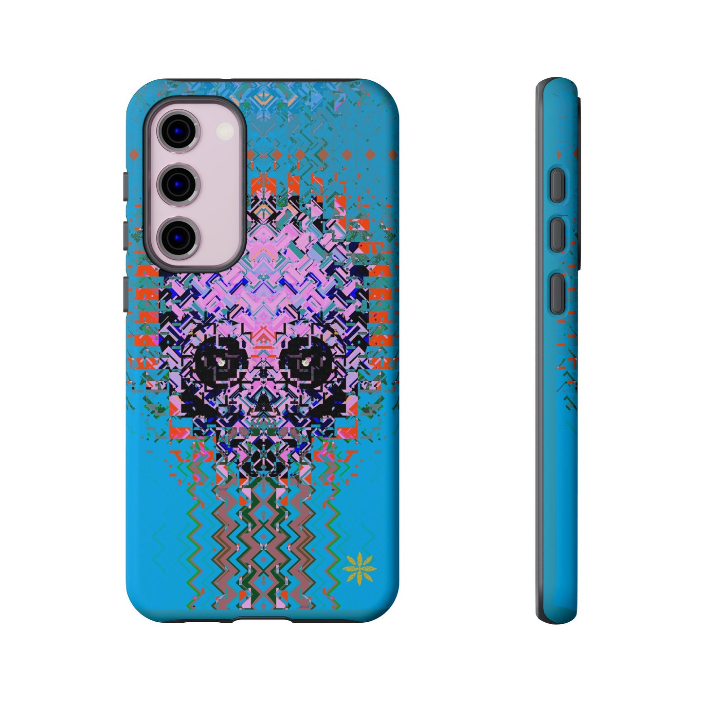 Pixel Skull - Rugged Phone Case