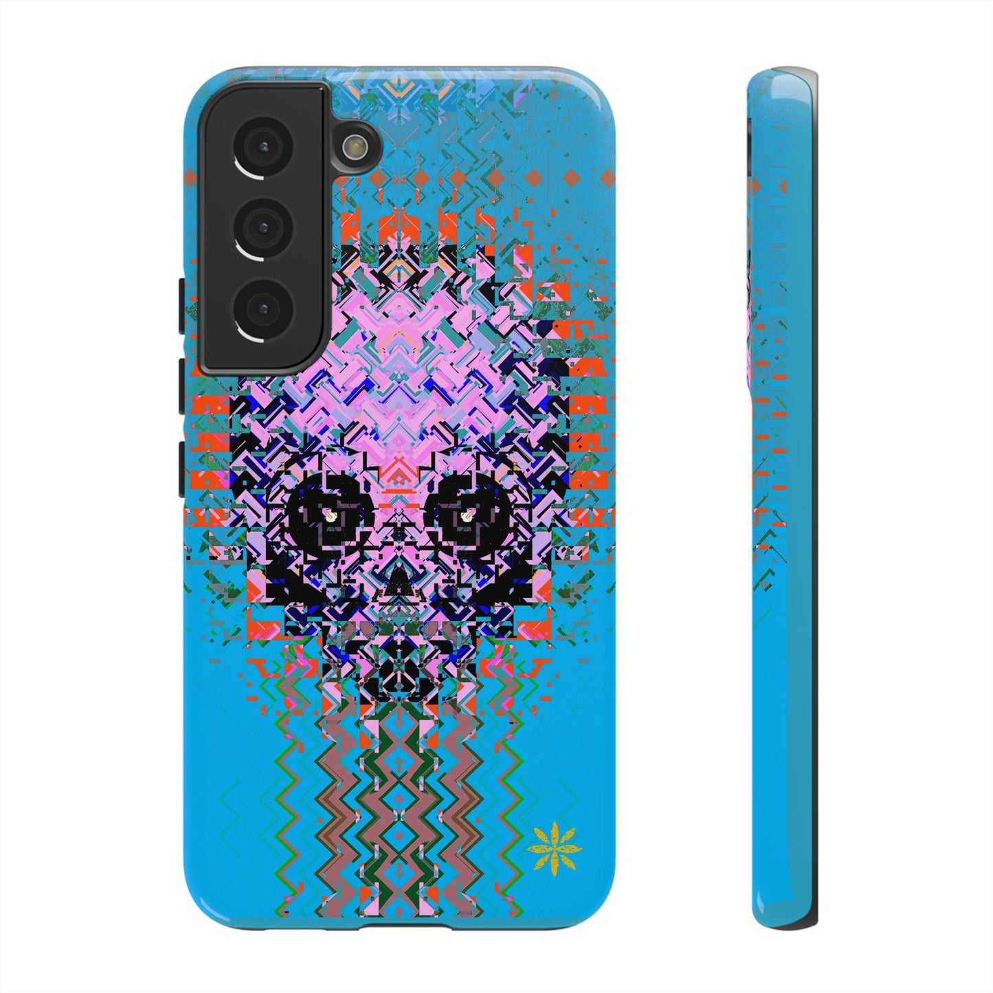 Pixel Skull - Rugged Phone Case