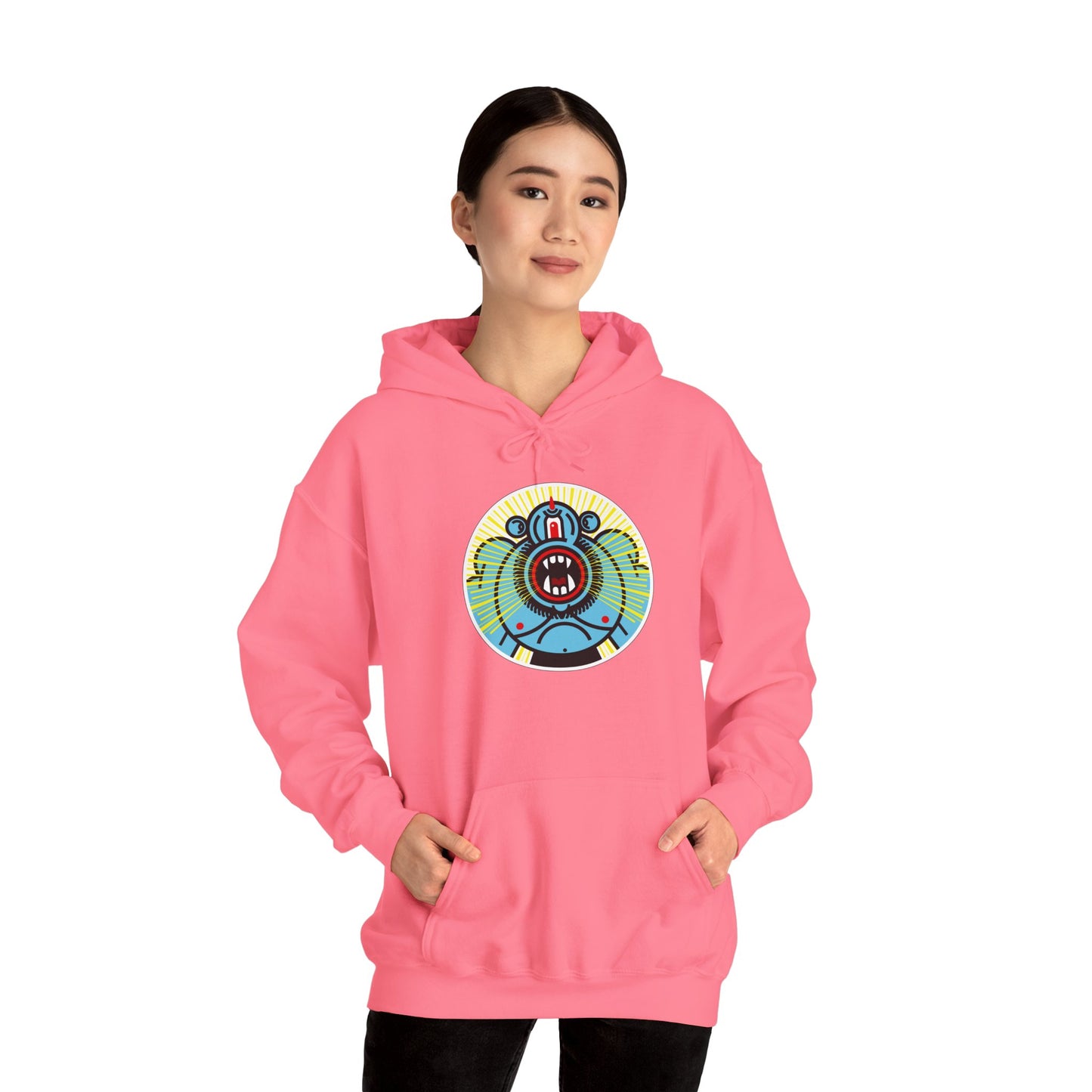 Ciclope Unisex Hoodie – Heavy Blend™ Fleece Sweatshirt with Bold Cyclops Design