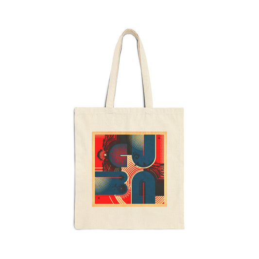 Eclectic Cuba Vibrant Canvas Tote Bag
