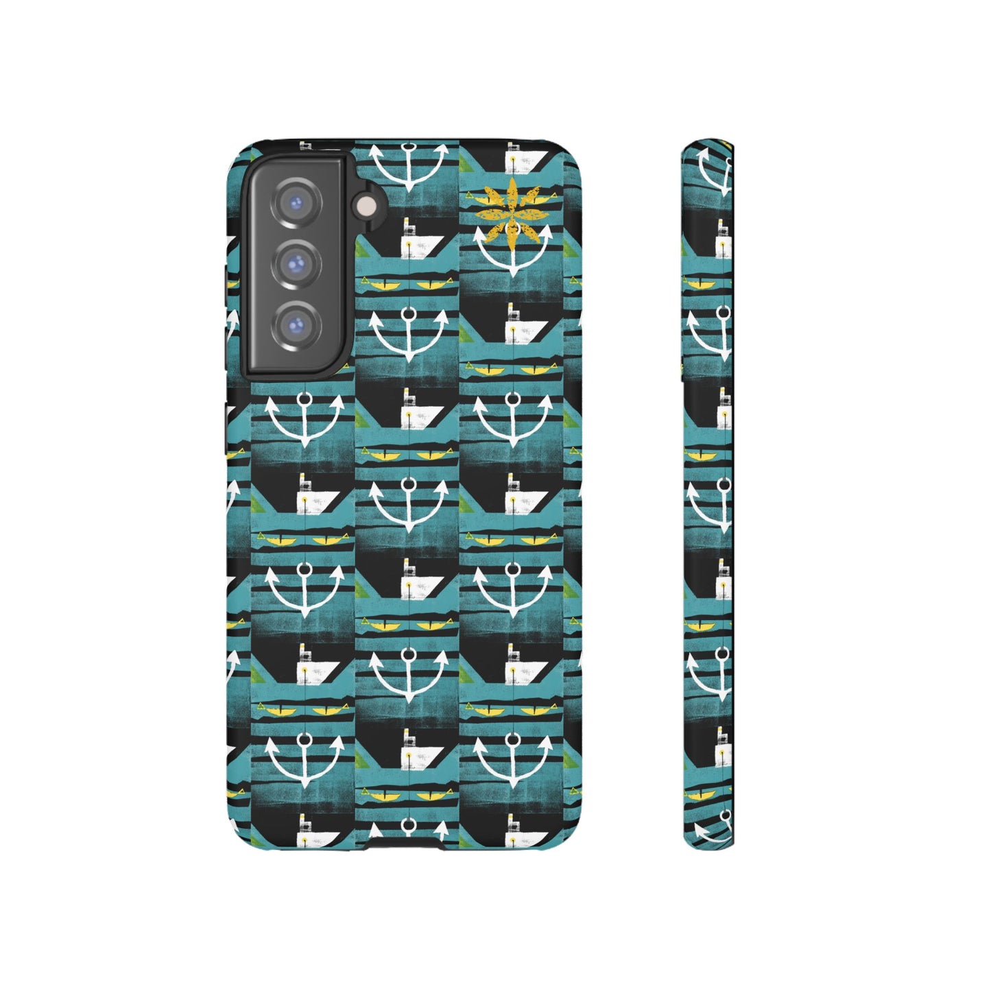 Nautical Tough Case - Waterproof Phone Cover with Marine Design