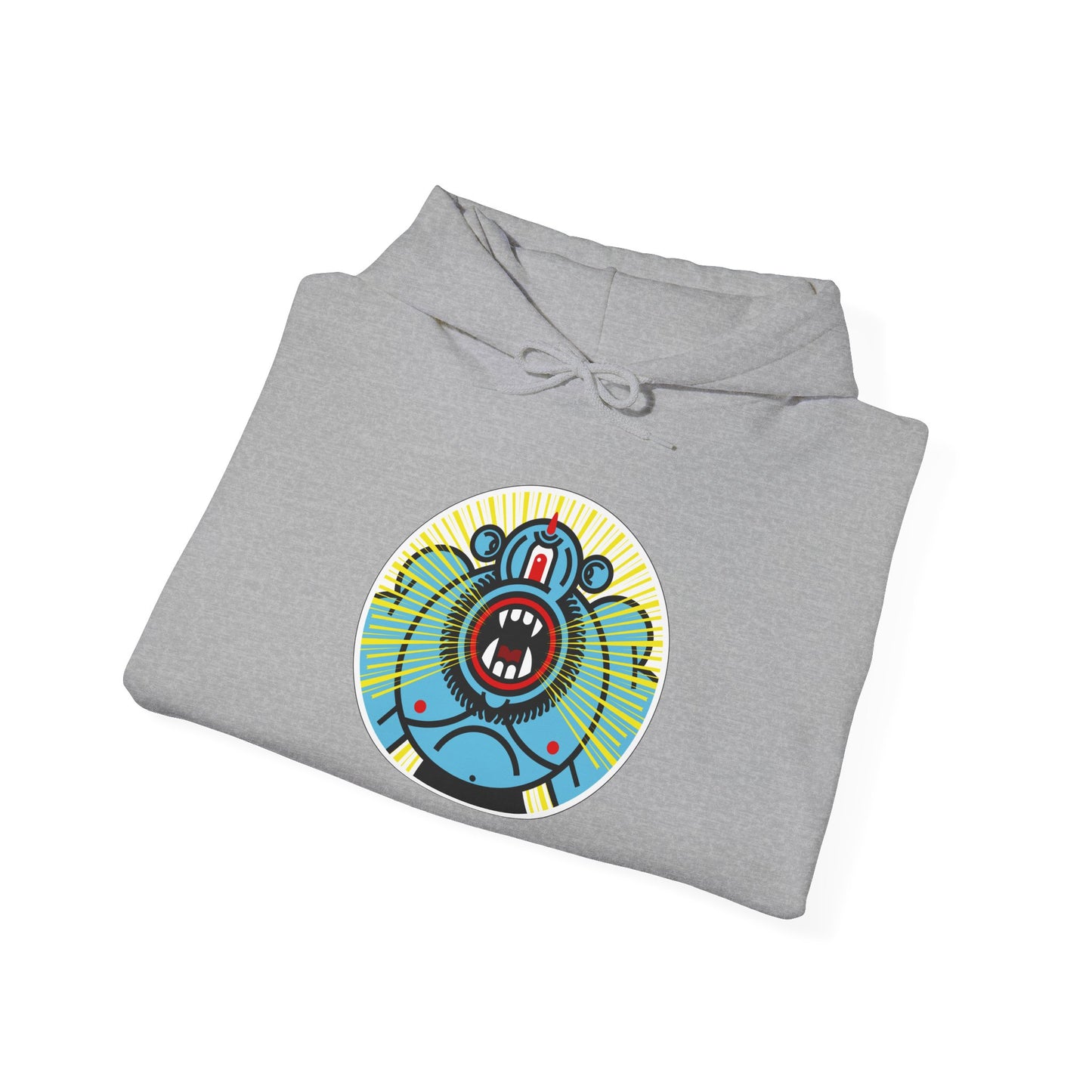 Ciclope Unisex Hoodie – Heavy Blend™ Fleece Sweatshirt with Bold Cyclops Design