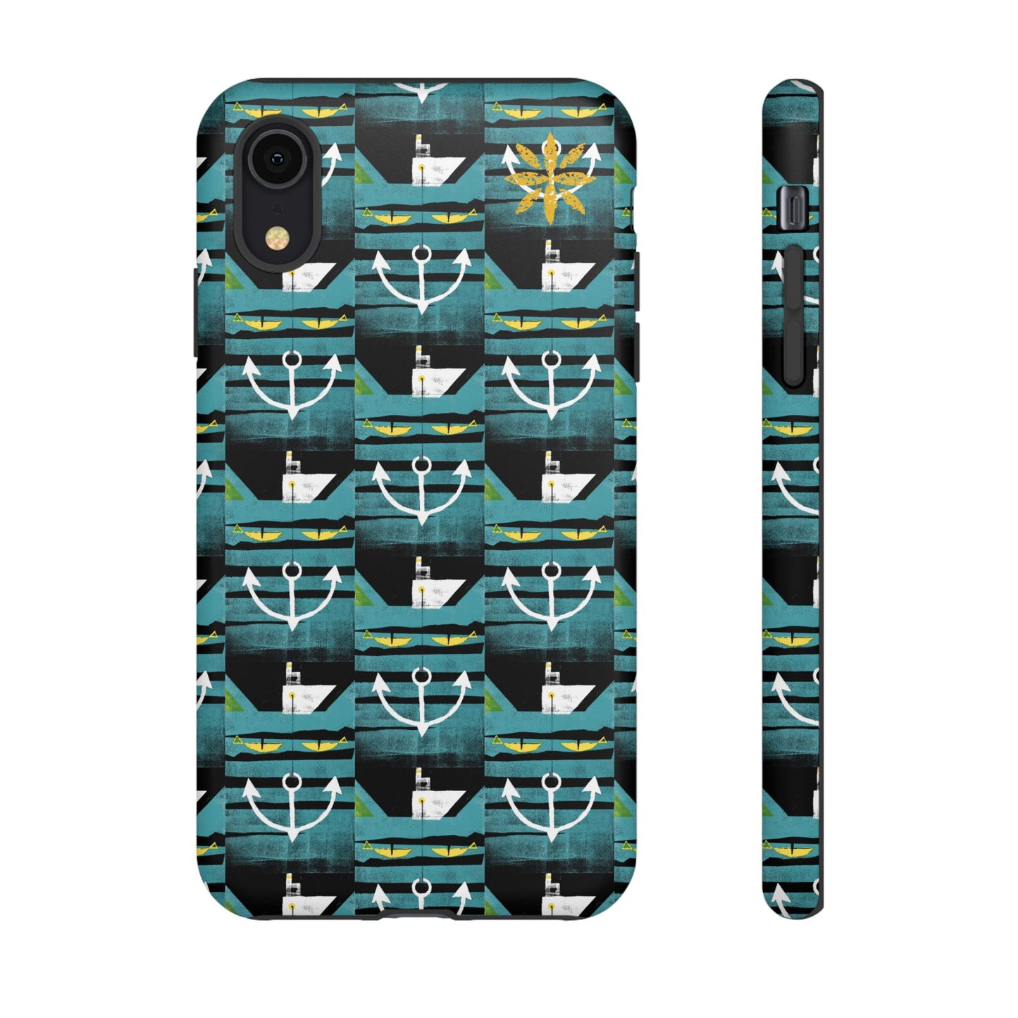 Nautical Tough Case - Waterproof Phone Cover with Marine Design