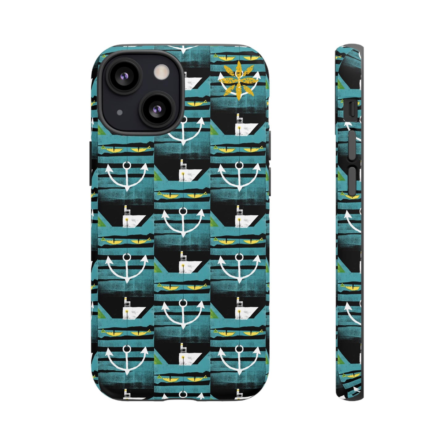 Nautical Tough Case - Waterproof Phone Cover with Marine Design