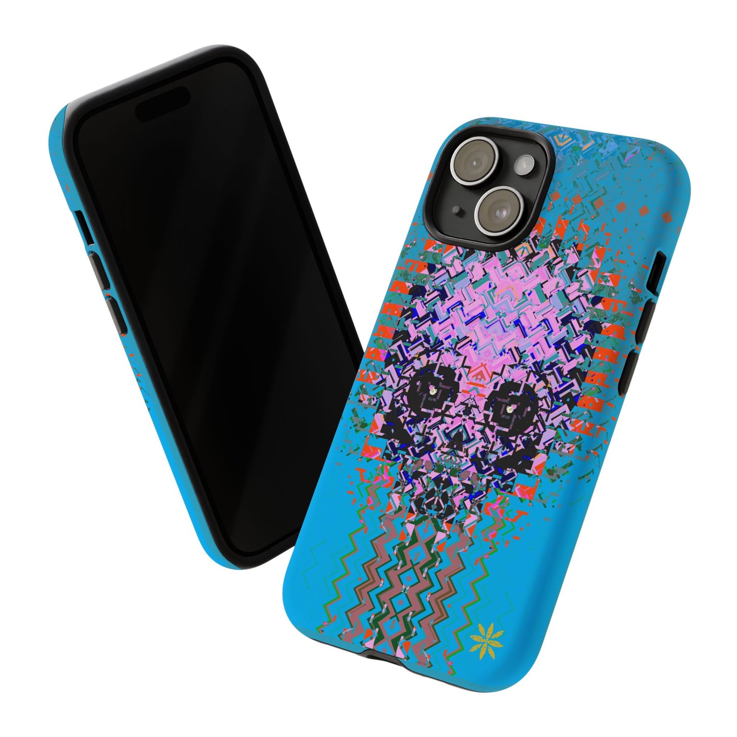 Pixel Skull - Rugged Phone Case