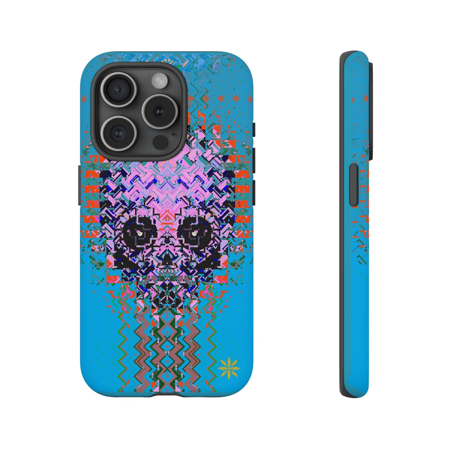 Pixel Skull - Rugged Phone Case