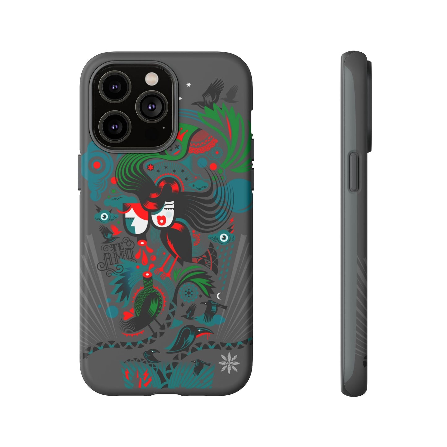 Te Amo BlackBirds - Rugged Phone Case