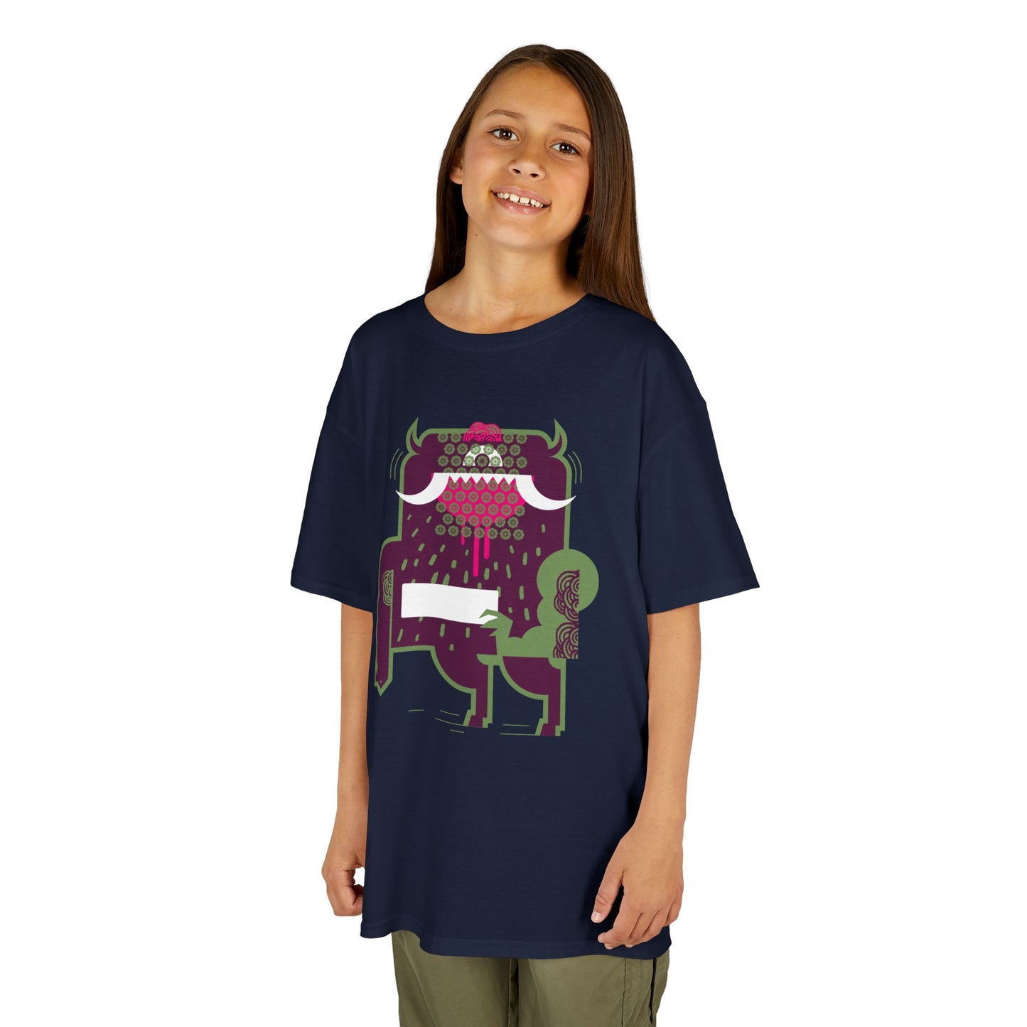 Cool Monster Kids Heavy Cotton™ Tee - Fun Graphic Shirt for Playtime and Parties