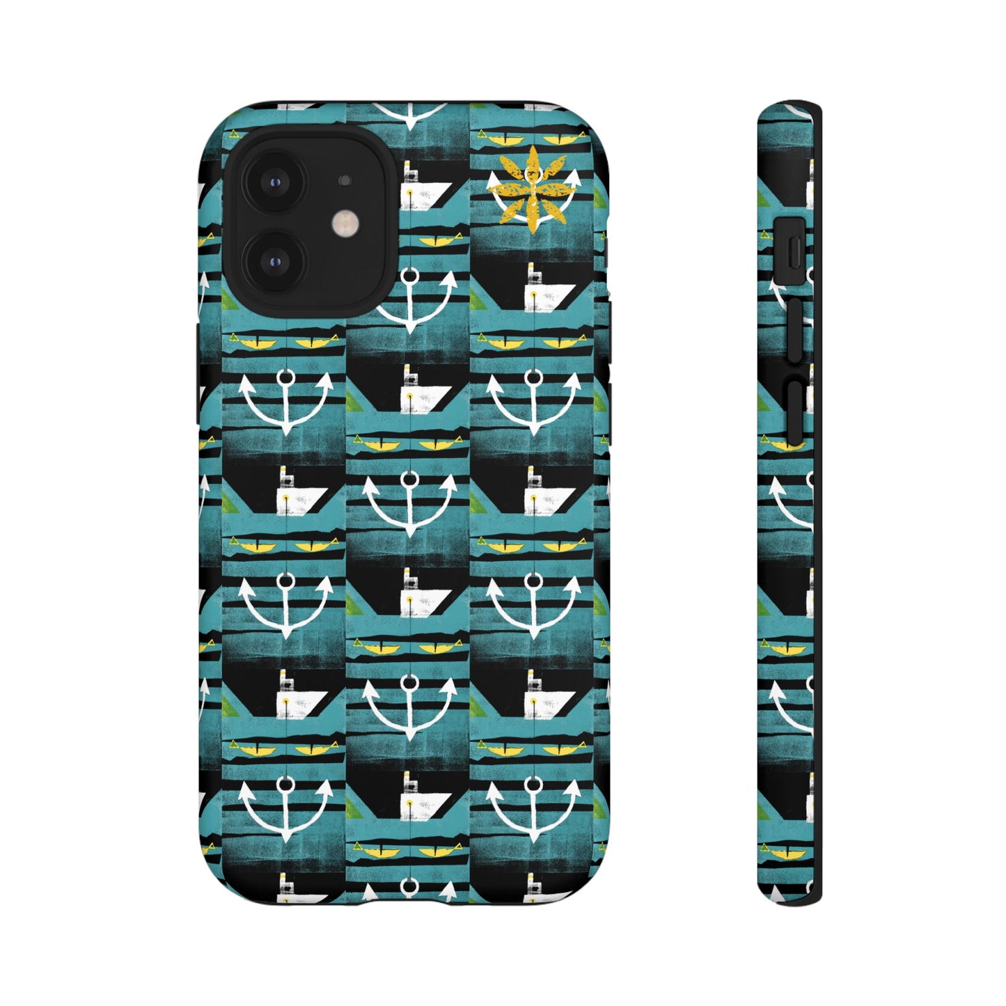 Nautical Tough Case - Waterproof Phone Cover with Marine Design