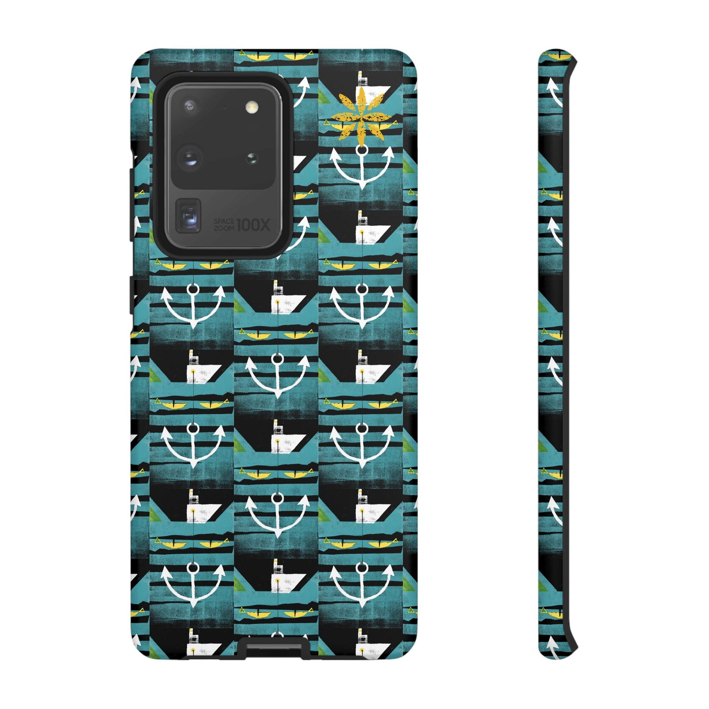 Nautical Tough Case - Waterproof Phone Cover with Marine Design