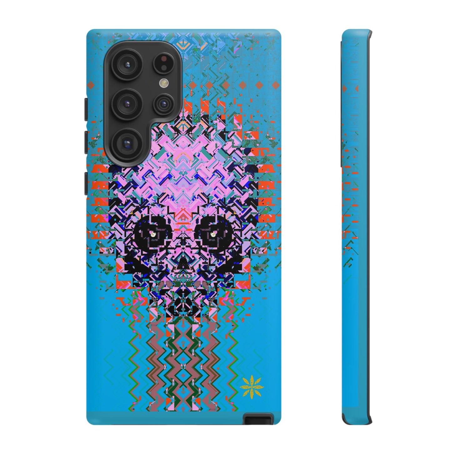 Pixel Skull - Rugged Phone Case