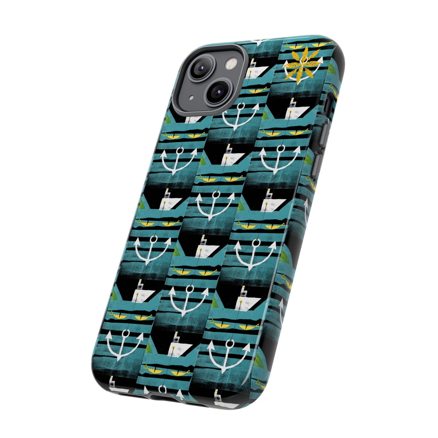 Nautical Tough Case - Waterproof Phone Cover with Marine Design