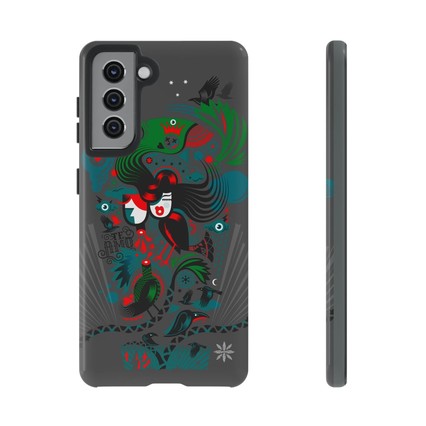 Te Amo BlackBirds - Rugged Phone Case