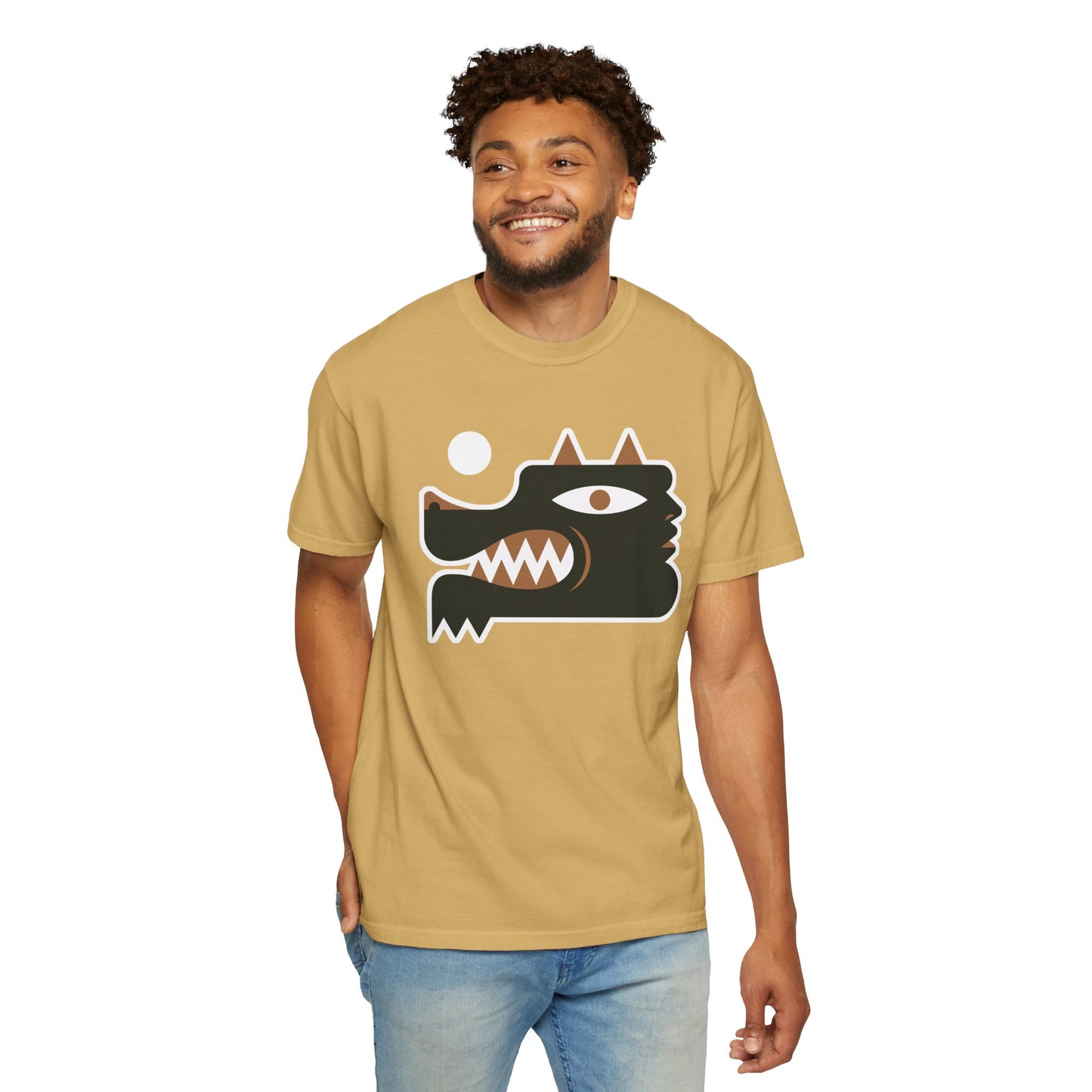 Bold Graphic Wolf Man Unisex T-Shirt