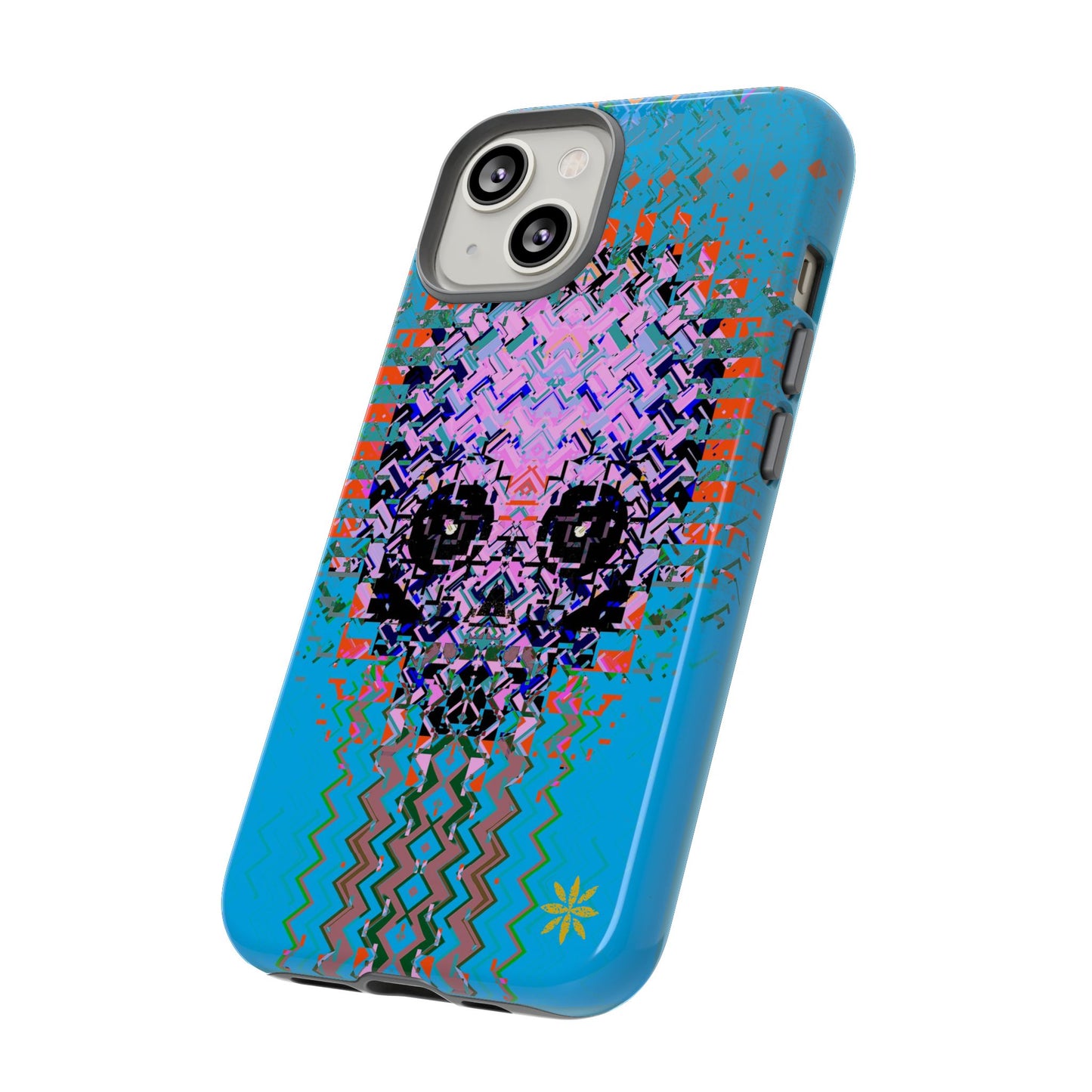 Pixel Skull - Rugged Phone Case