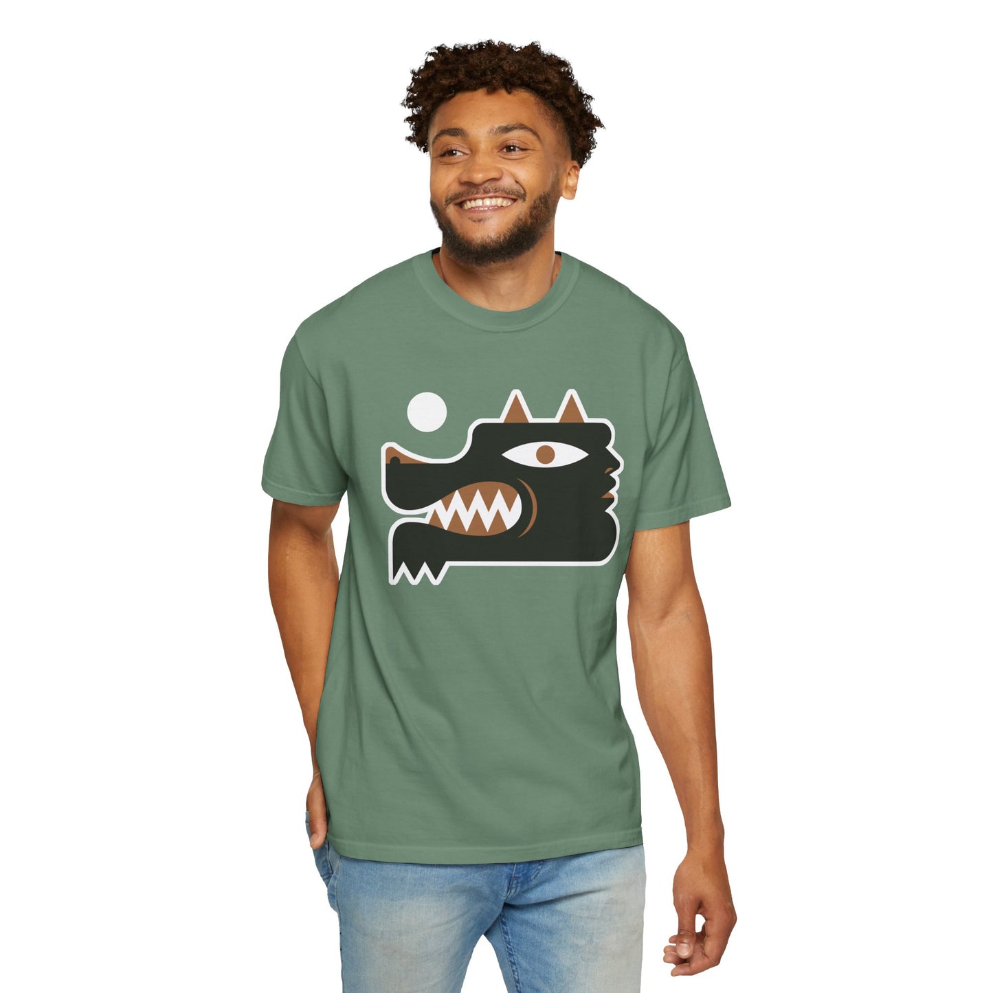 Bold Graphic Wolf Man Unisex T-Shirt