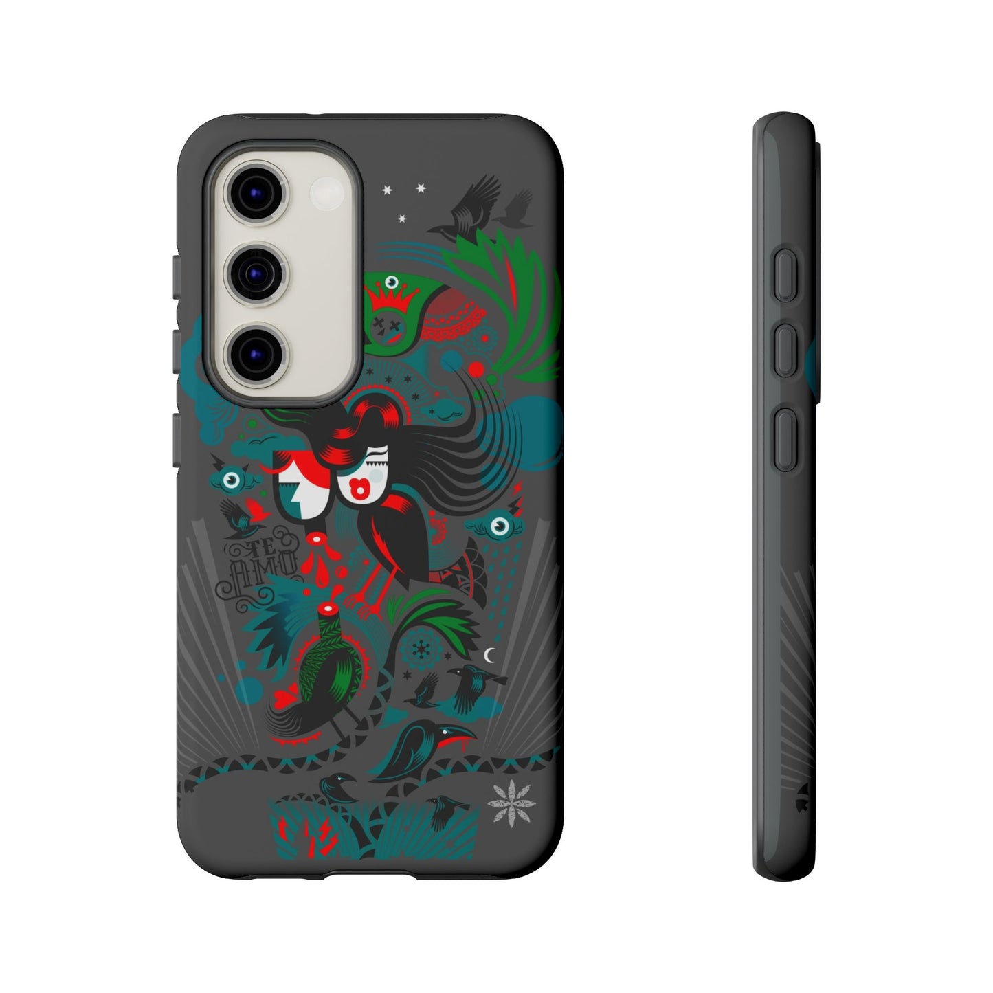 Te Amo BlackBirds - Rugged Phone Case