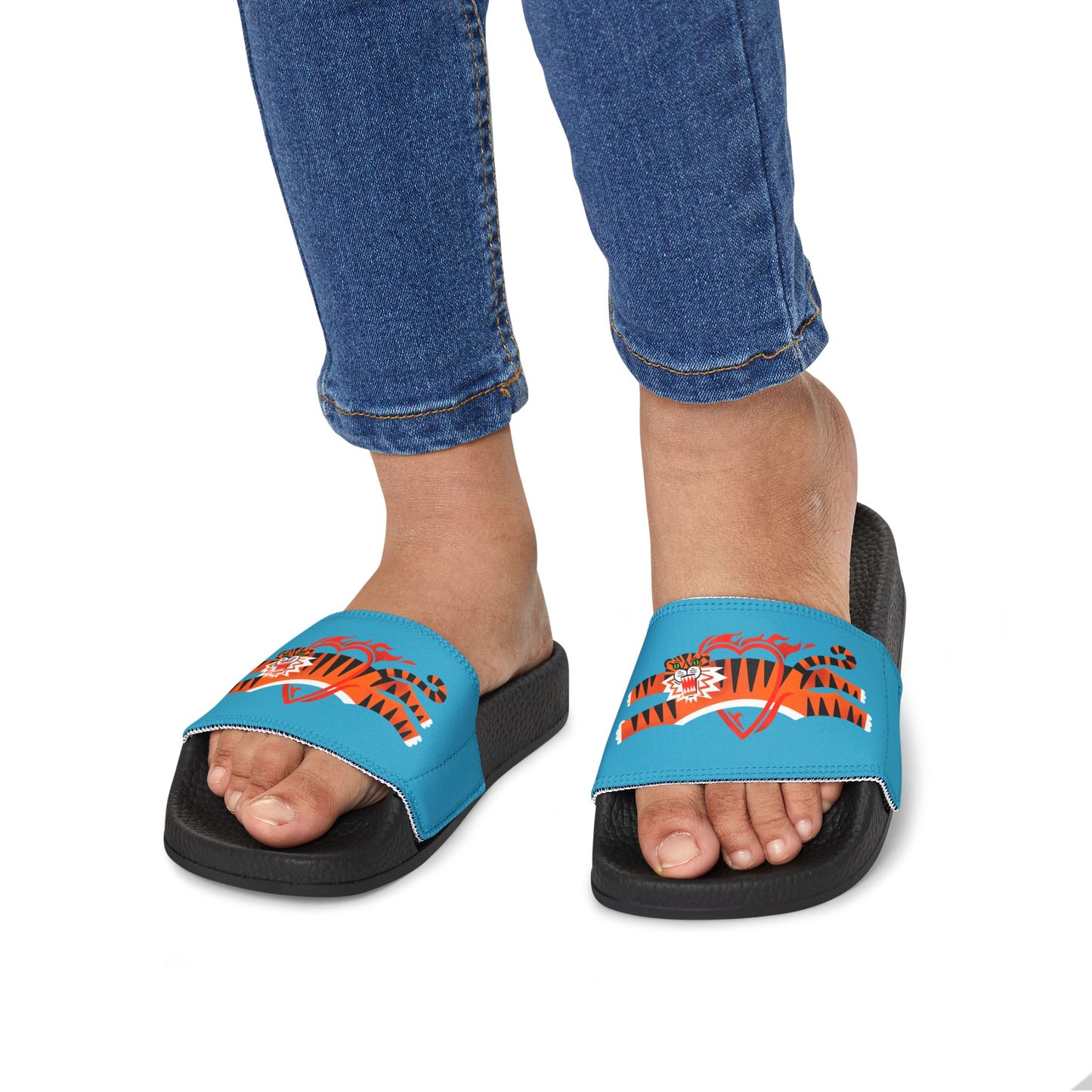 Youth Adventure Themed Sandals with Strap - Comfortable Summer Footwear