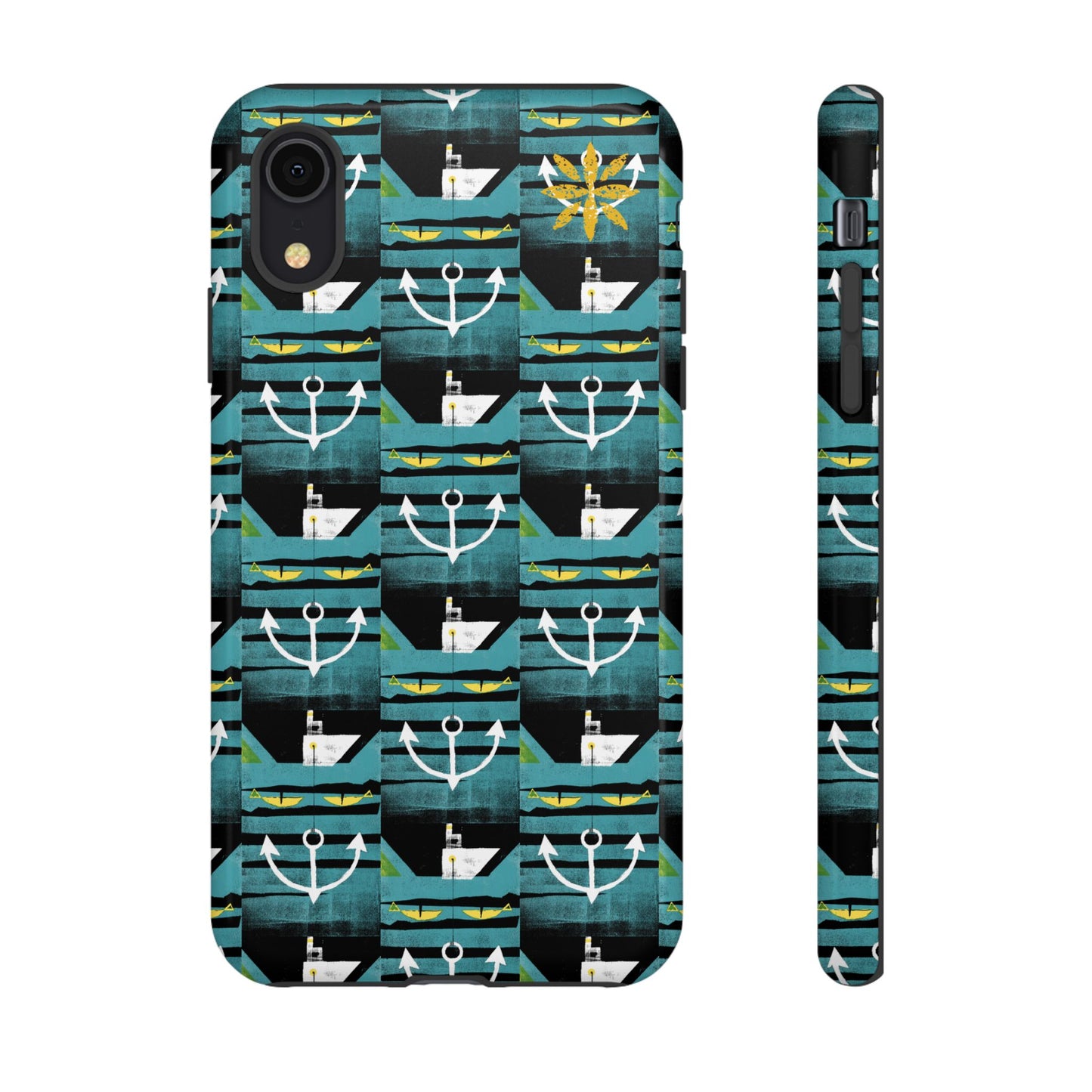 Nautical Tough Case - Waterproof Phone Cover with Marine Design