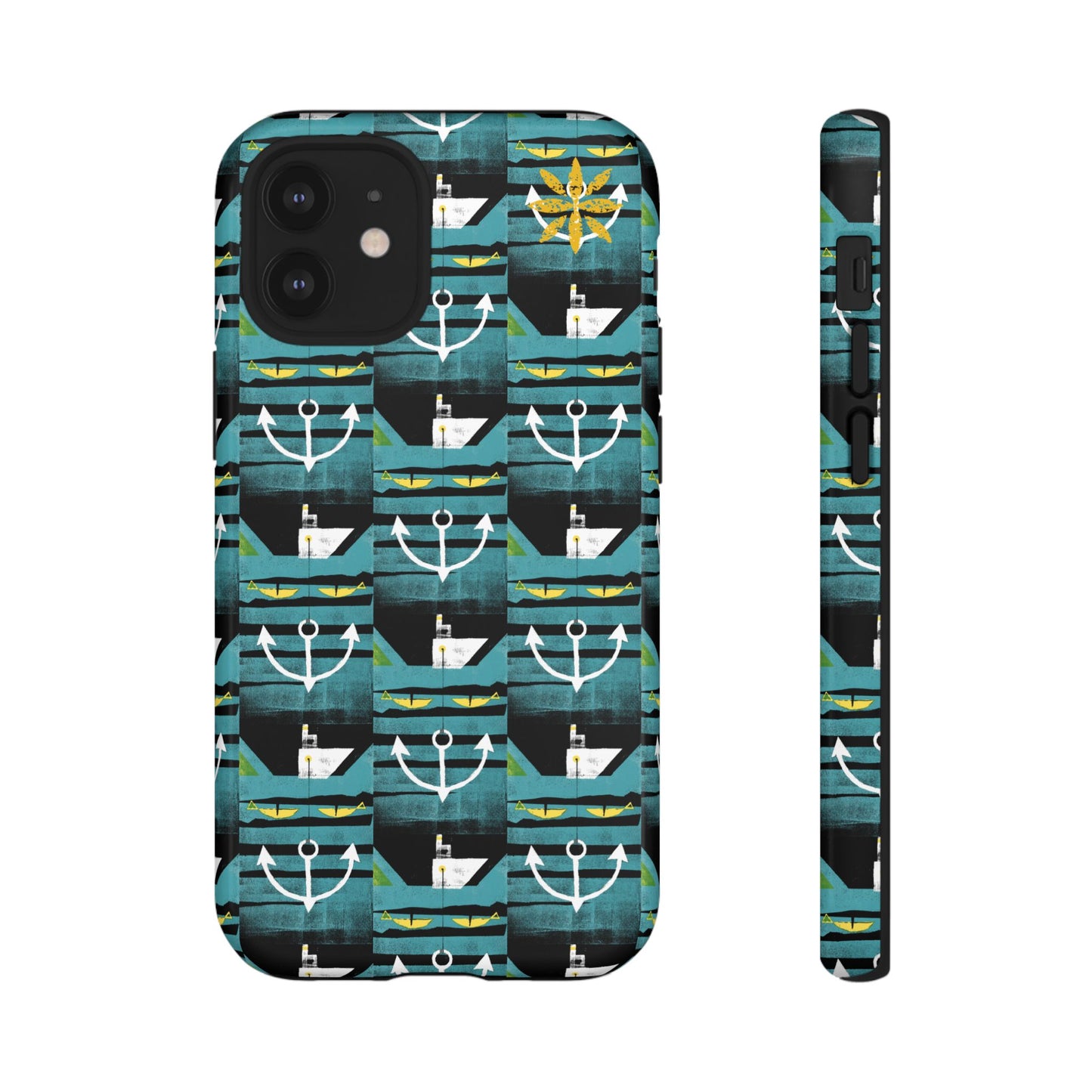 Nautical Tough Case - Waterproof Phone Cover with Marine Design