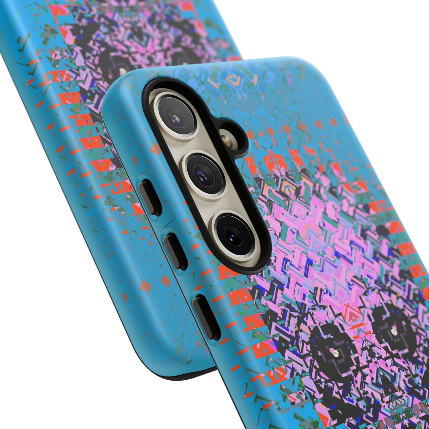 Pixel Skull - Rugged Phone Case