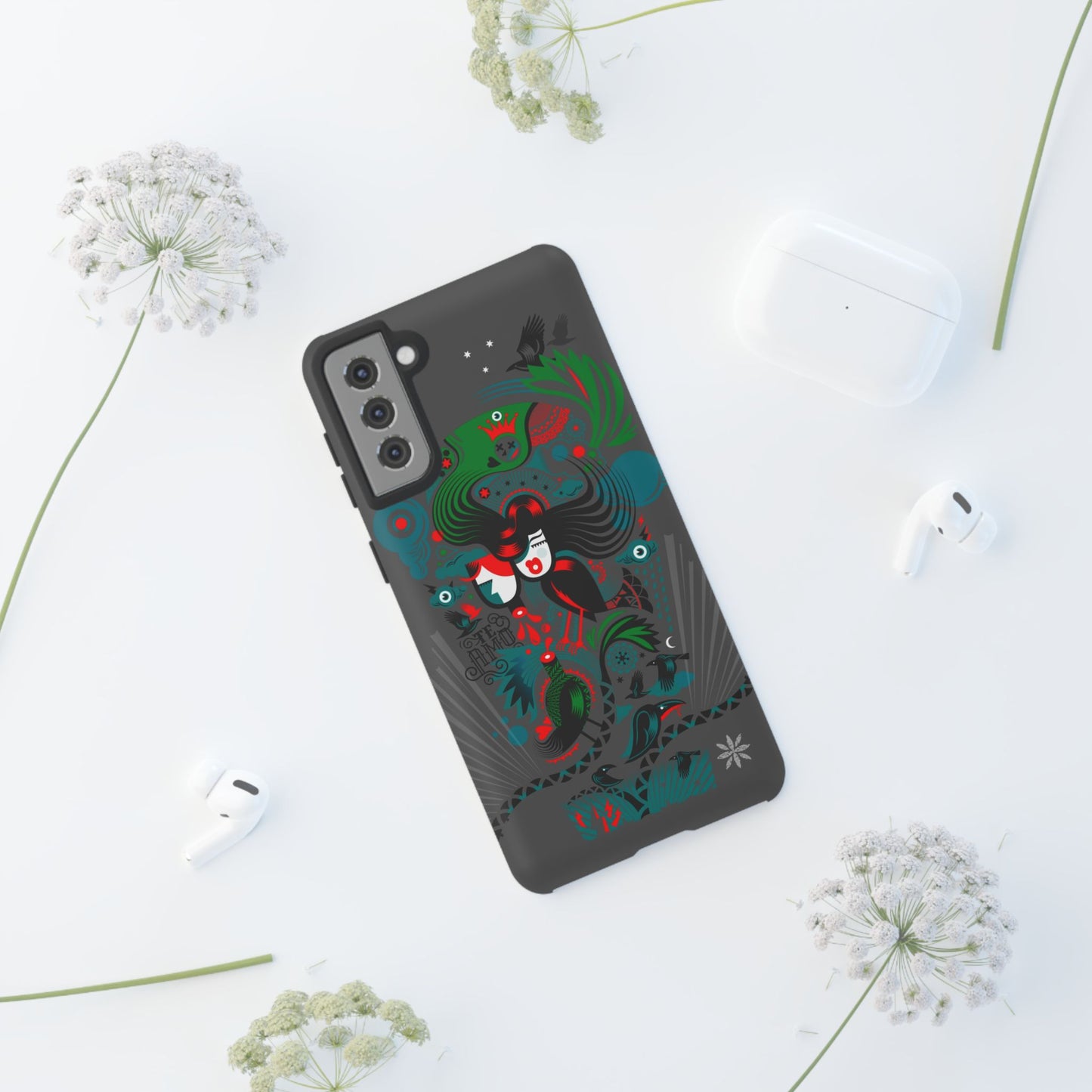 Te Amo BlackBirds - Rugged Phone Case