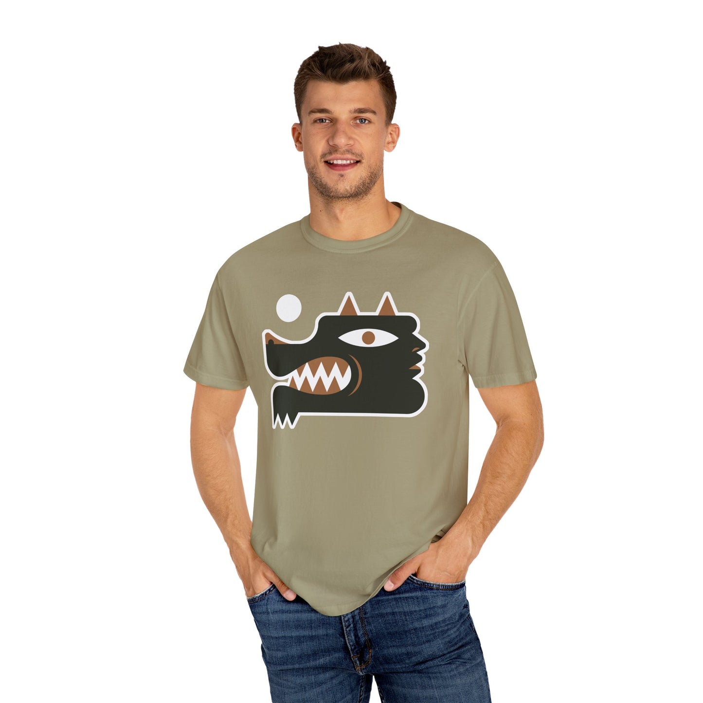 Bold Graphic Wolf Man Unisex T-Shirt